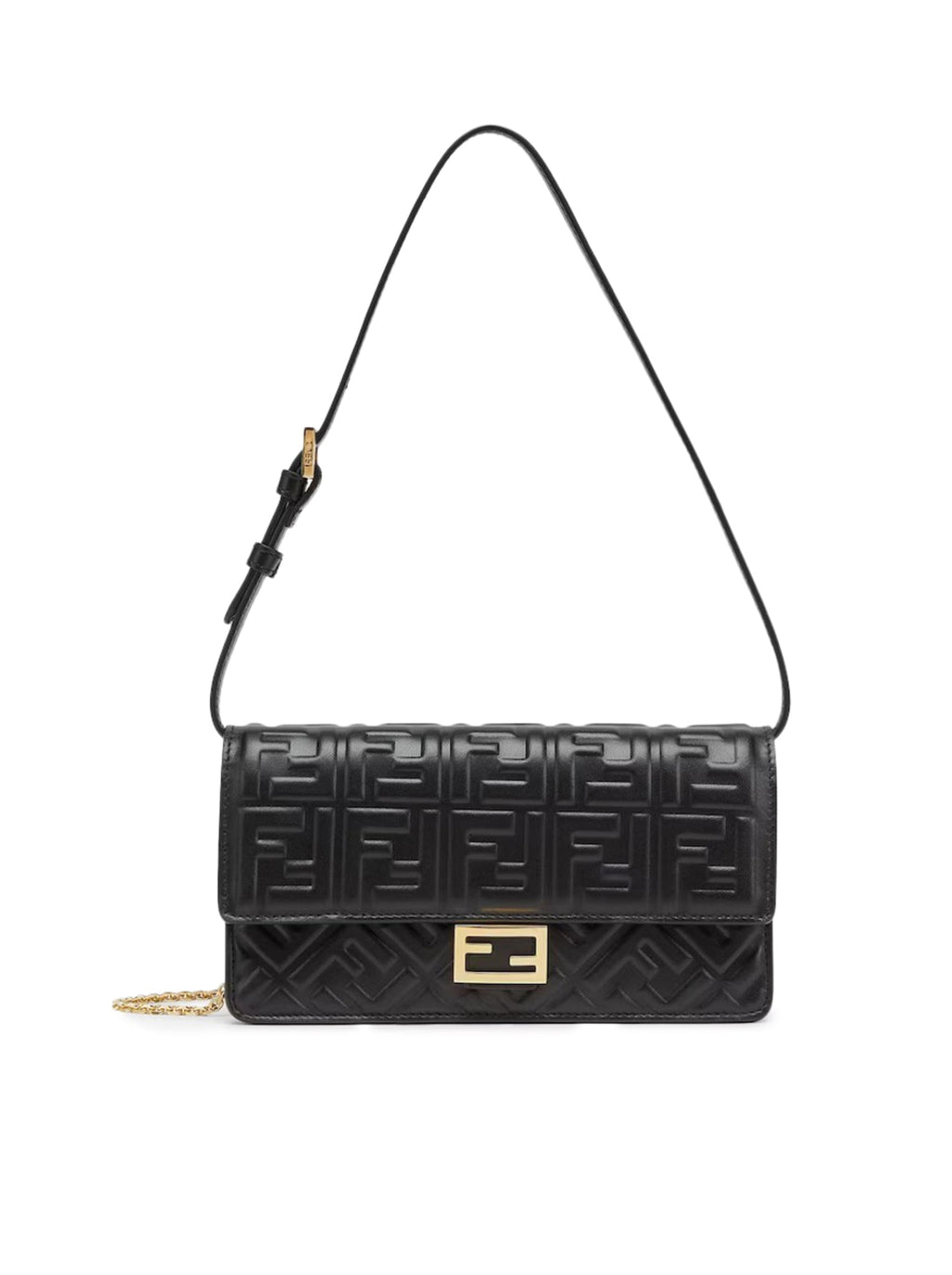 Wallet On Chain Baguette Fendi оригінал – Купити в Україні – боковий вид