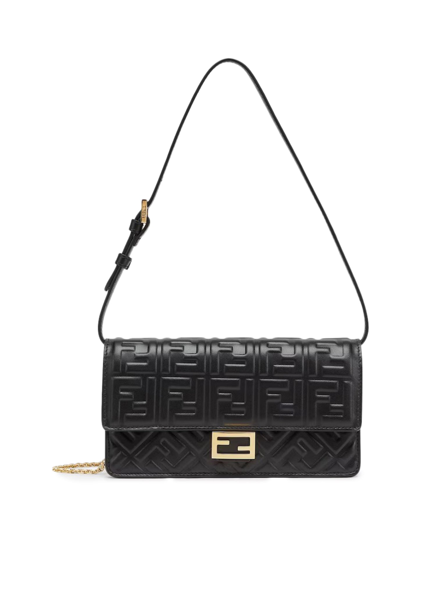 Wallet On Chain Baguette Fendi оригінал – Купити в Україні – боковий вид