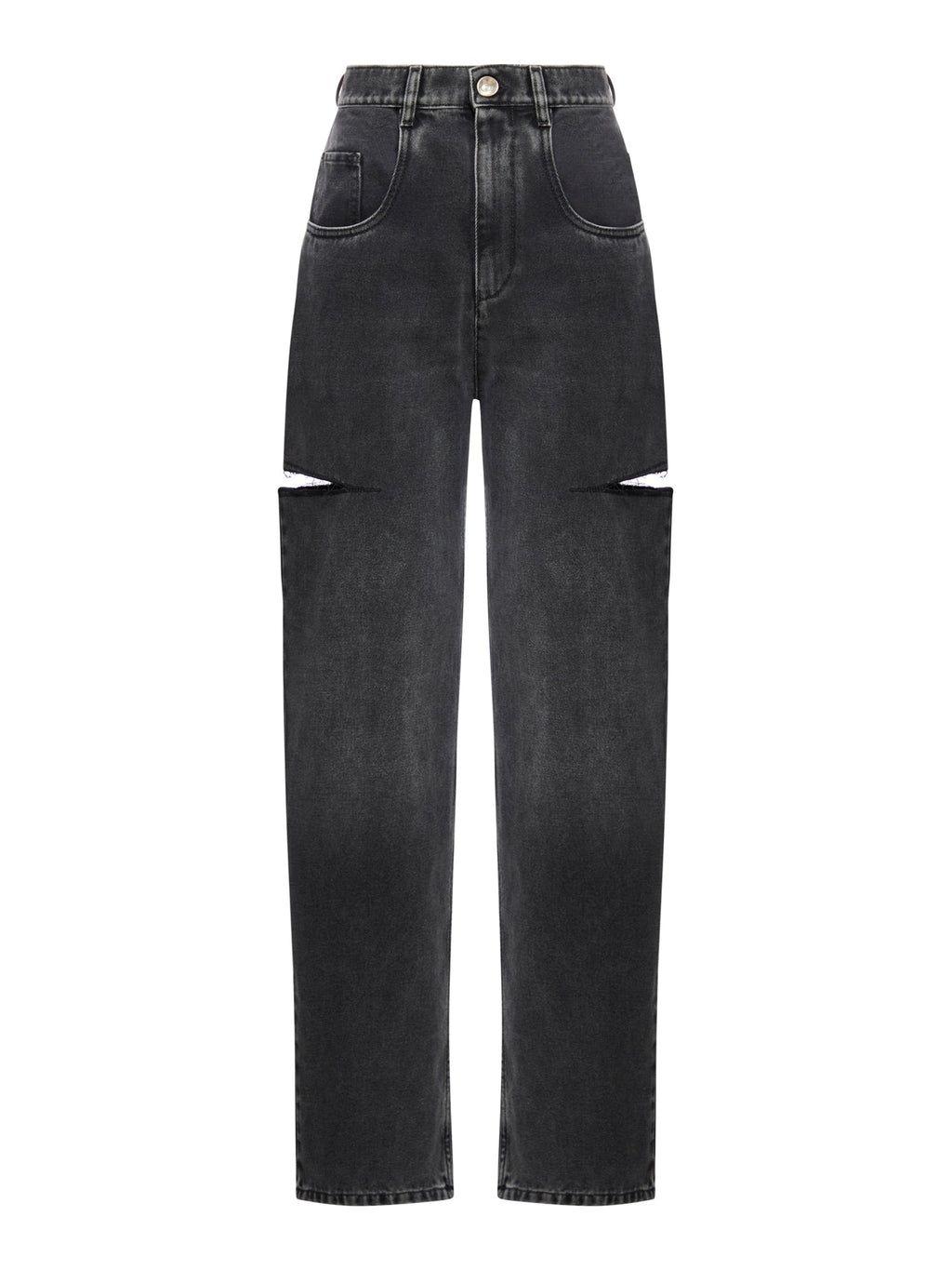 Оригінальна High-Waisted Side-Cut Jeans Maison margiela – боковий вид