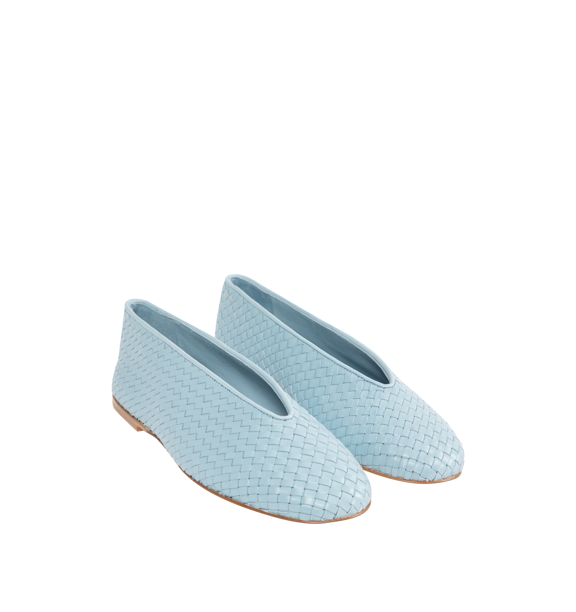 Rosa Ballerina Flat Bottega veneta оригінал – Купити в Україні – вид ззаду