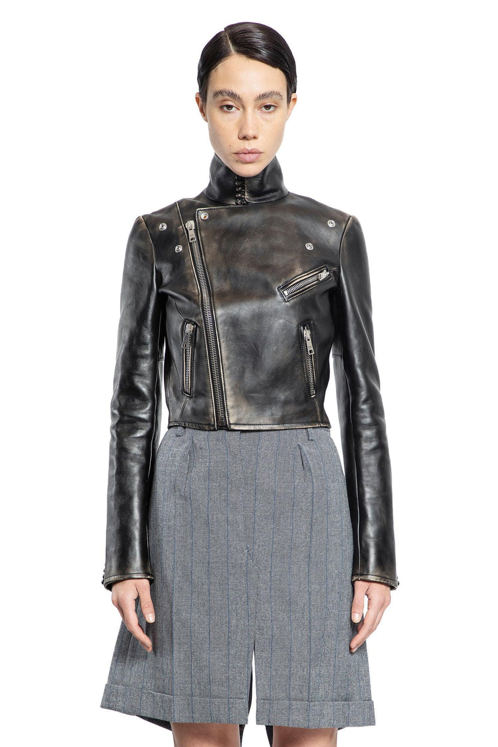 Woman Black Jackets Prada – Гарантія оригінальності – вид ззаду