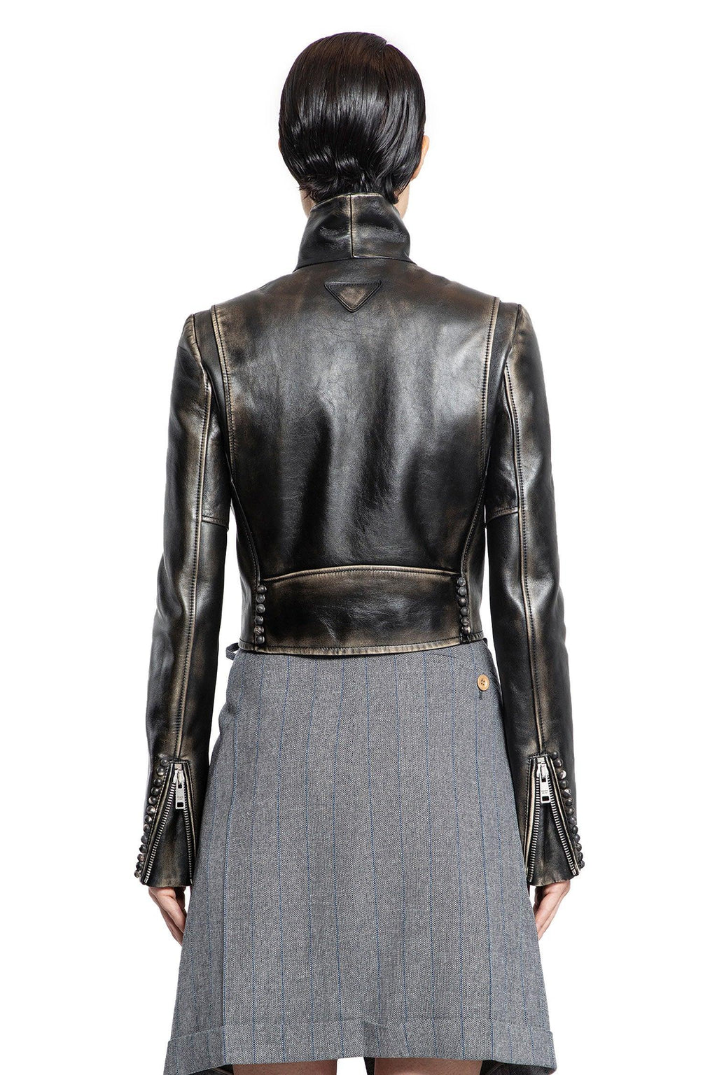 Woman Black Jackets Prada – Гарантія оригінальності – збільшений вид