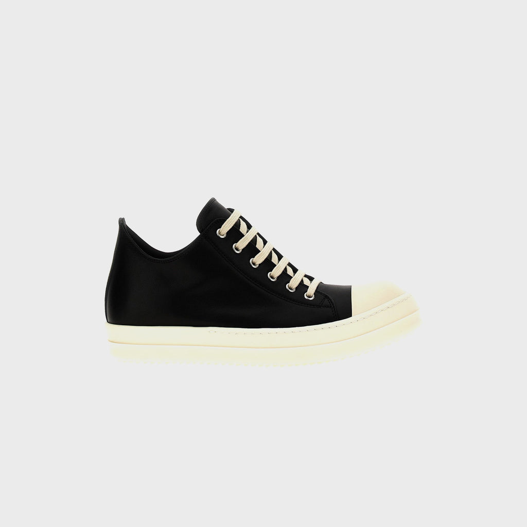 Scarpe Pelle Low Sneaks Black Rick owens – Гарантія оригінальності – боковий вид