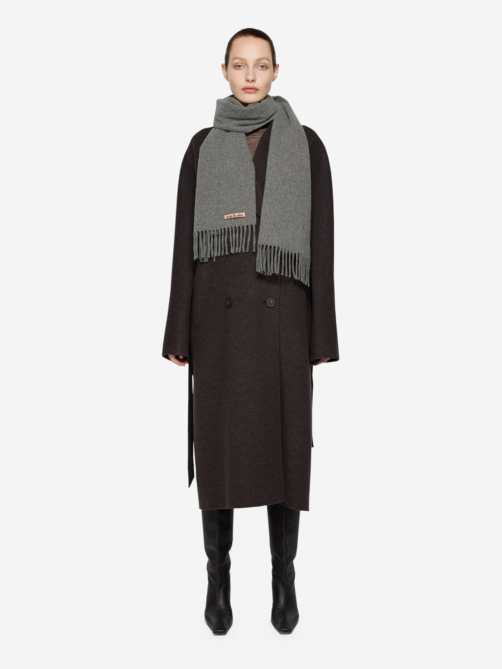 Logo Wool Scarf Acne studios оригінал – Купити в Україні – вид ззаду