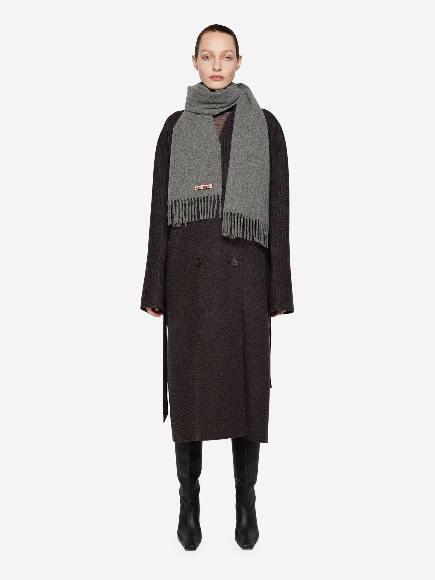 Logo Wool Scarf Acne studios оригінал – Купити в Україні – вид ззаду