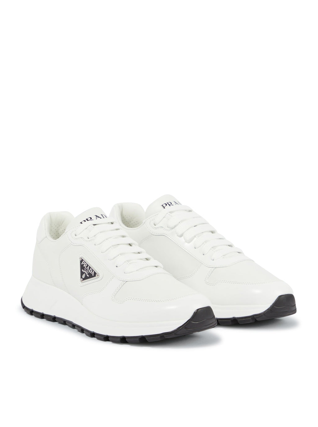 Оригінальна Prax 01 Sneakers In Re-Nylon And Brushed Leather Prada – вид ззаду