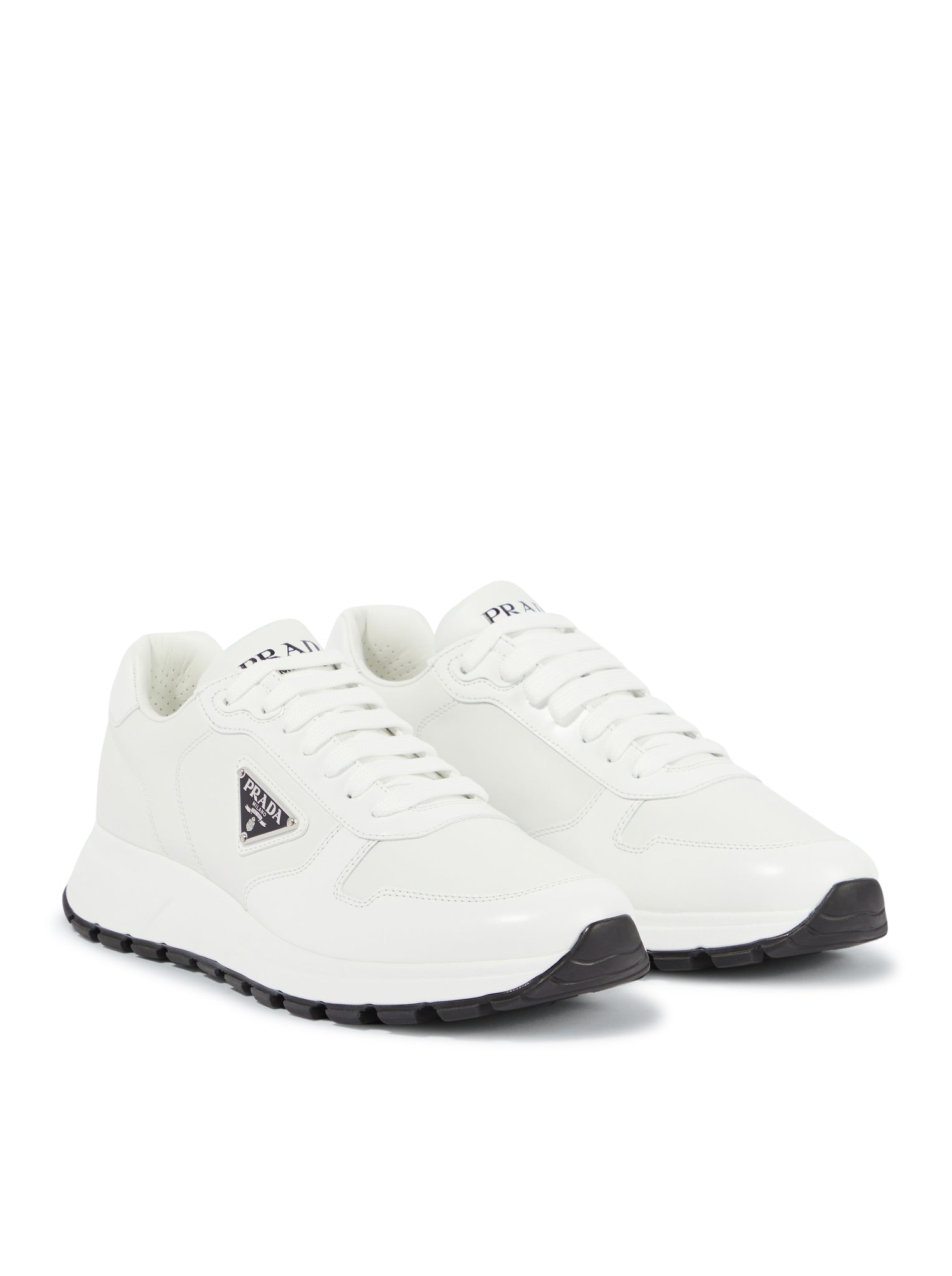 Оригінальна Prax 01 Sneakers In Re-Nylon And Brushed Leather Prada – вид ззаду