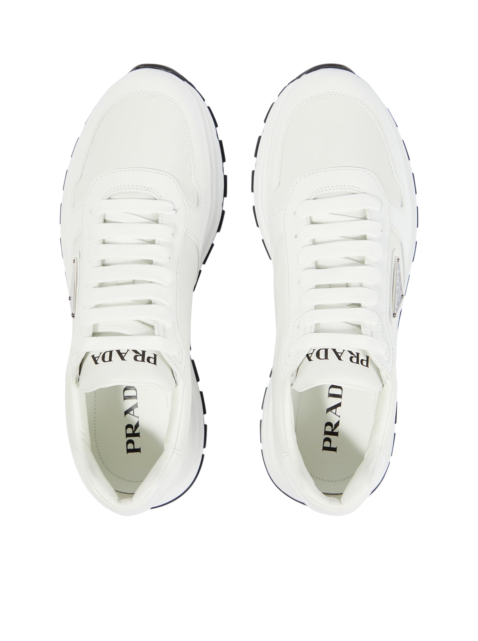 Оригінальна Prax 01 Sneakers In Re-Nylon And Brushed Leather Prada – збільшений вид