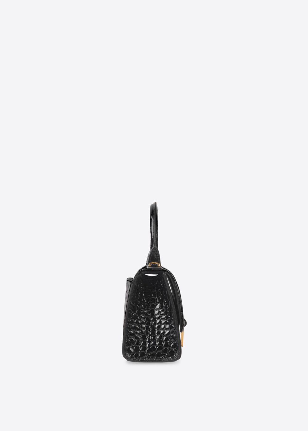 Black Hourglass Xs Top Handle Bag Balenciaga – Гарантія оригінальності – детальний вид