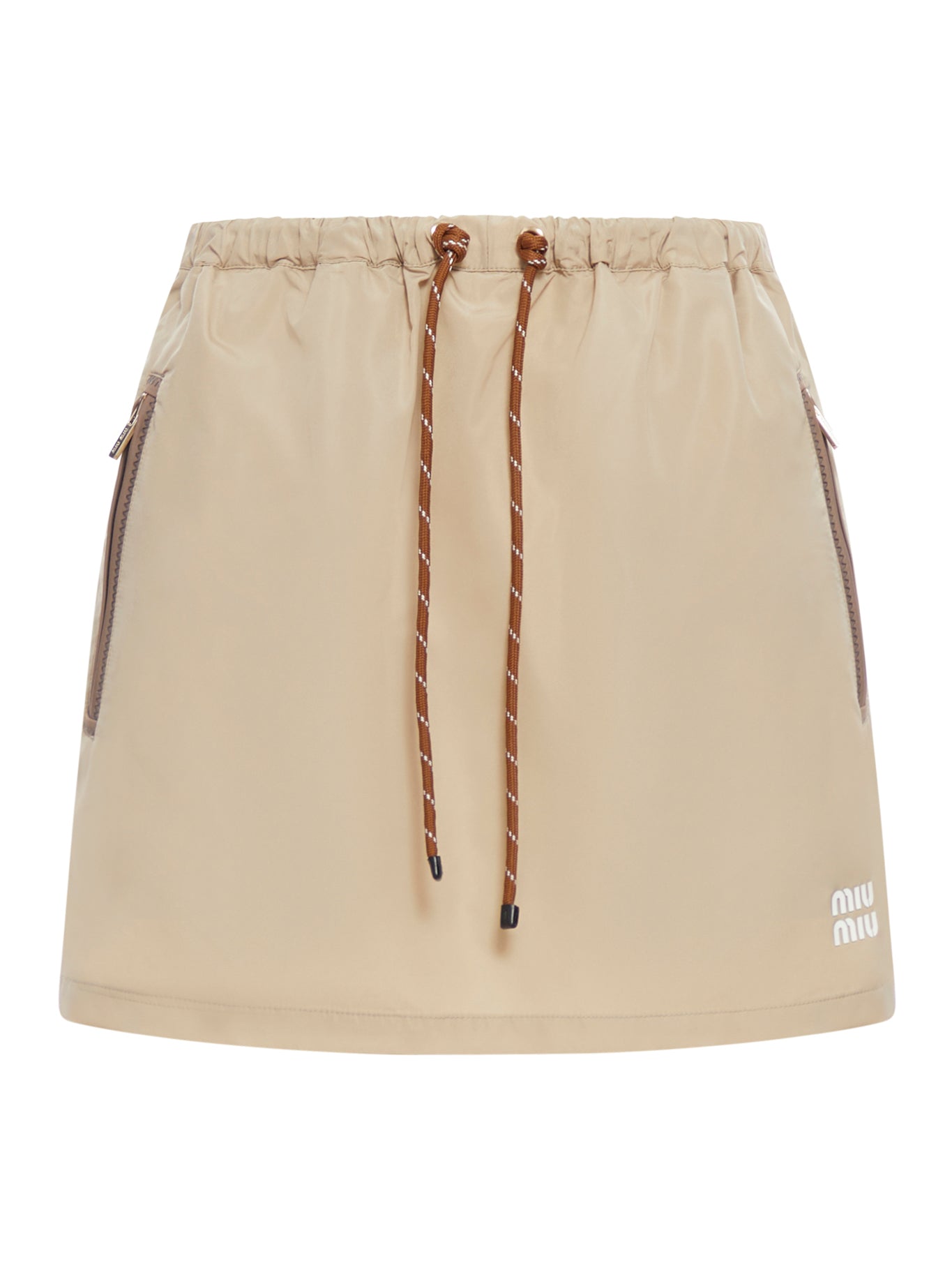 Оригінальна Skirt In Technical Fabric Miu miu – боковий вид