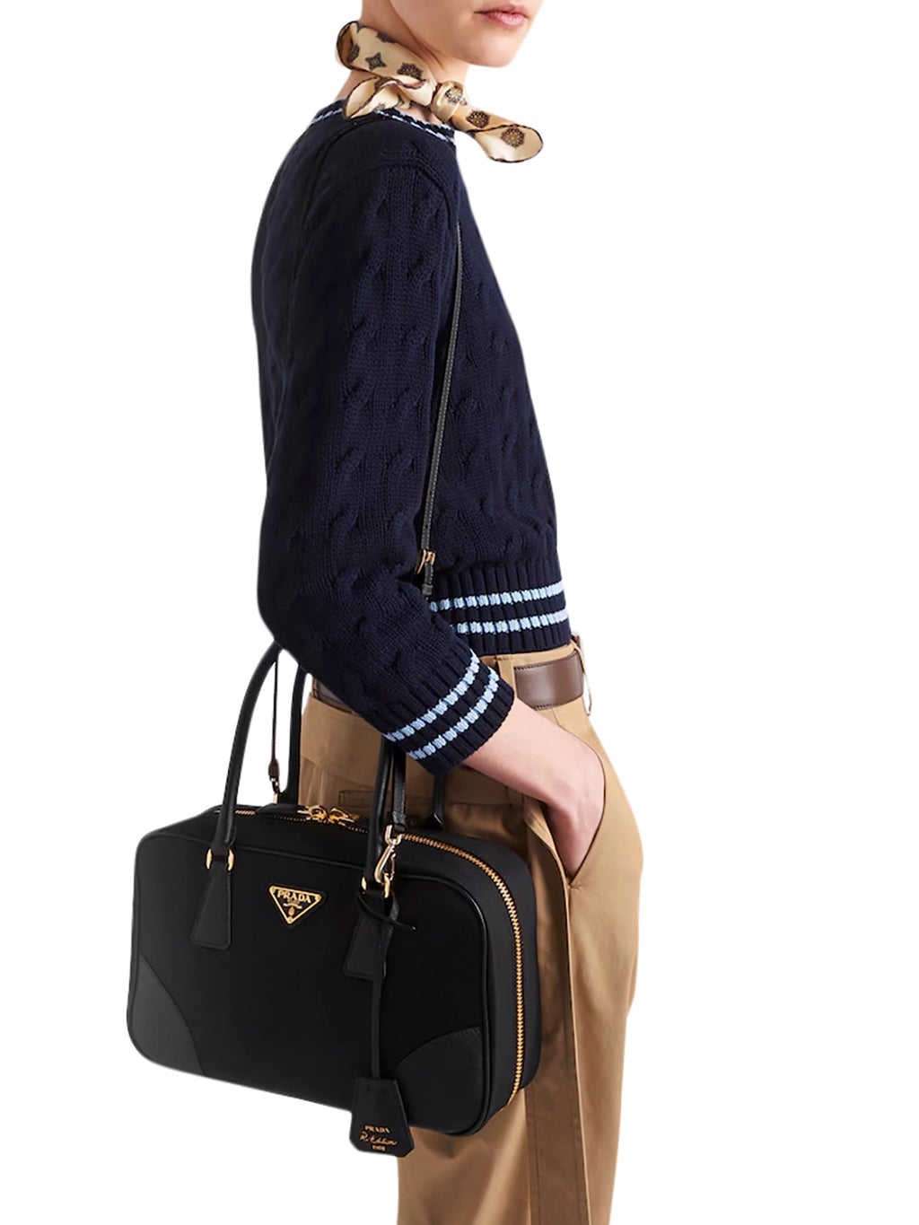 Re-Edition 1978 Medium Top Bag In Re-Nylon And Saffiano Prada оригінал – Купити в Україні – детальний вид