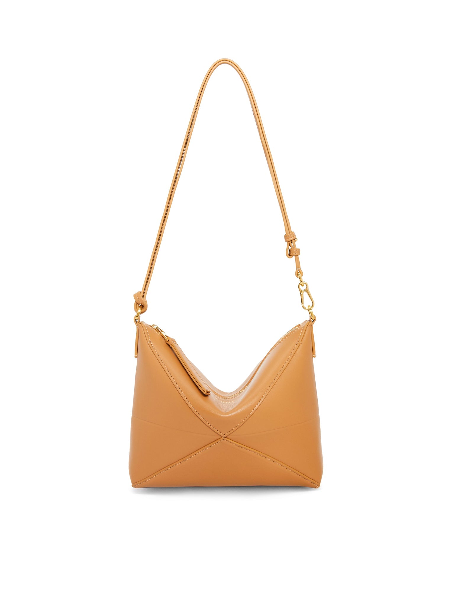 Puzzle Fold Pouch In Polished Calfskin Loewe – Гарантія оригінальності – боковий вид