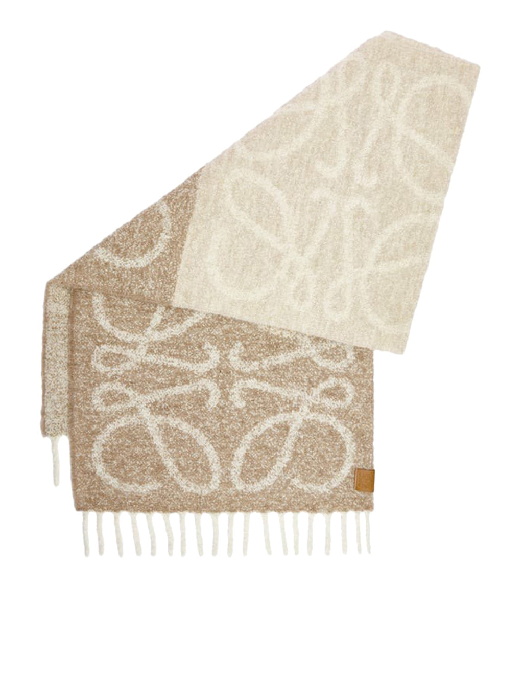 Wool Anagram Scarf Loewe – Гарантія оригінальності – боковий вид