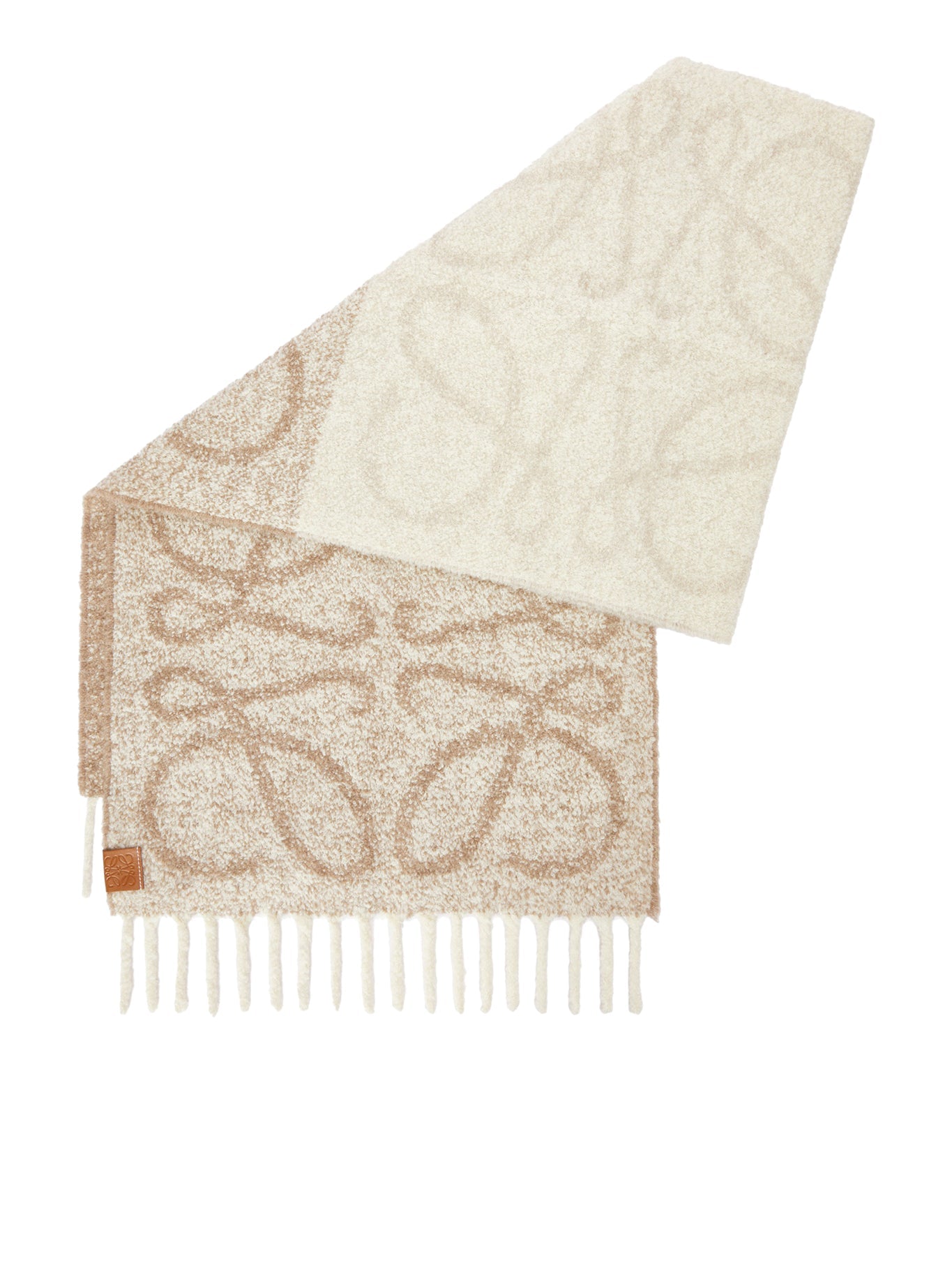 Wool Anagram Scarf Loewe – Гарантія оригінальності – вид ззаду
