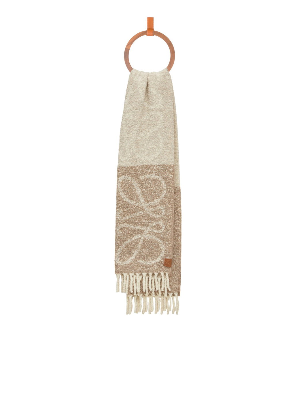Wool Anagram Scarf Loewe – Гарантія оригінальності – детальний вид