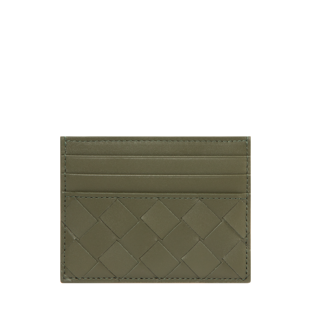 Оригінальна Intrecciato Credit Card Case Bottega veneta – боковий вид