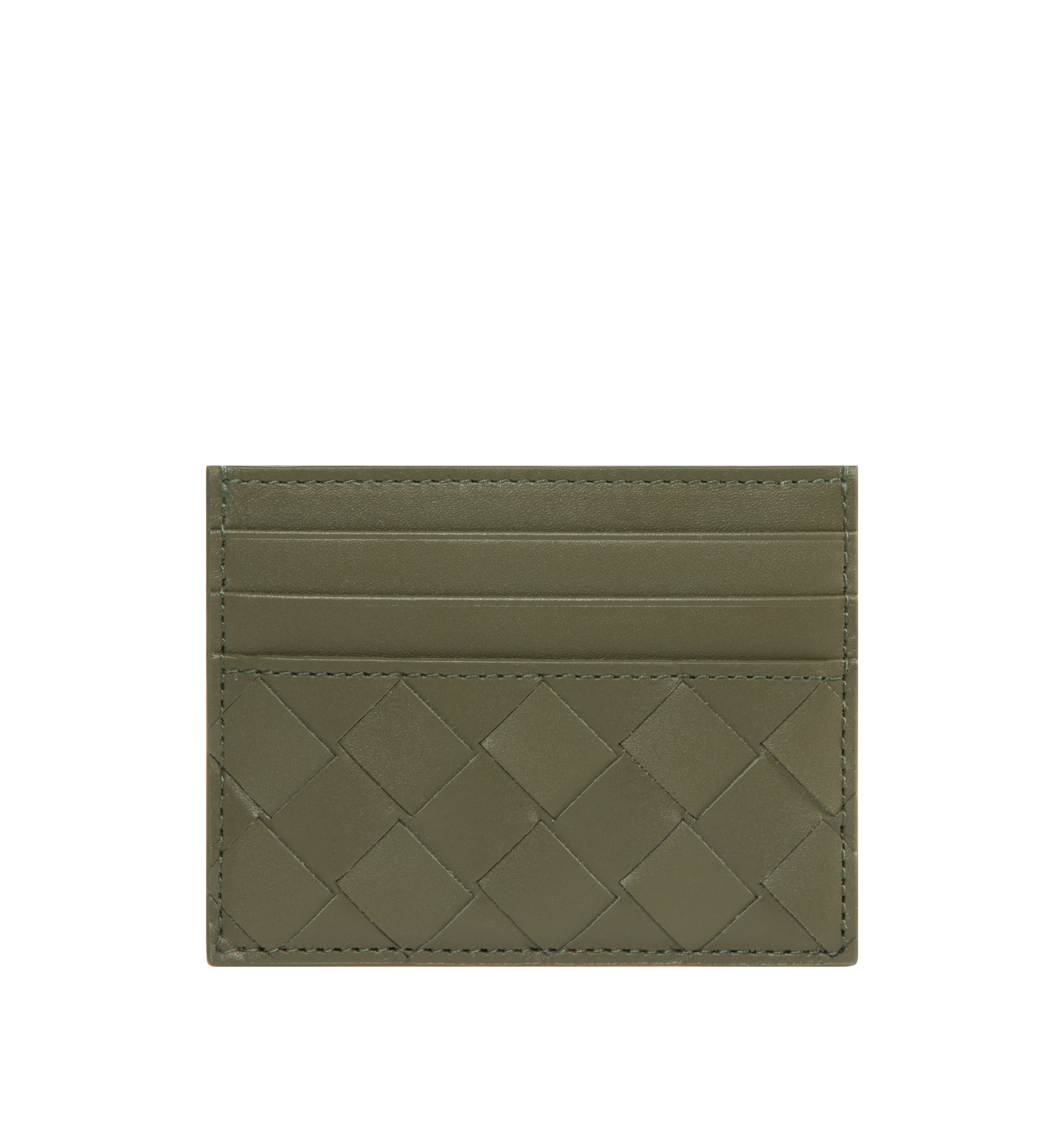 Оригінальна Intrecciato Credit Card Case Bottega veneta – боковий вид
