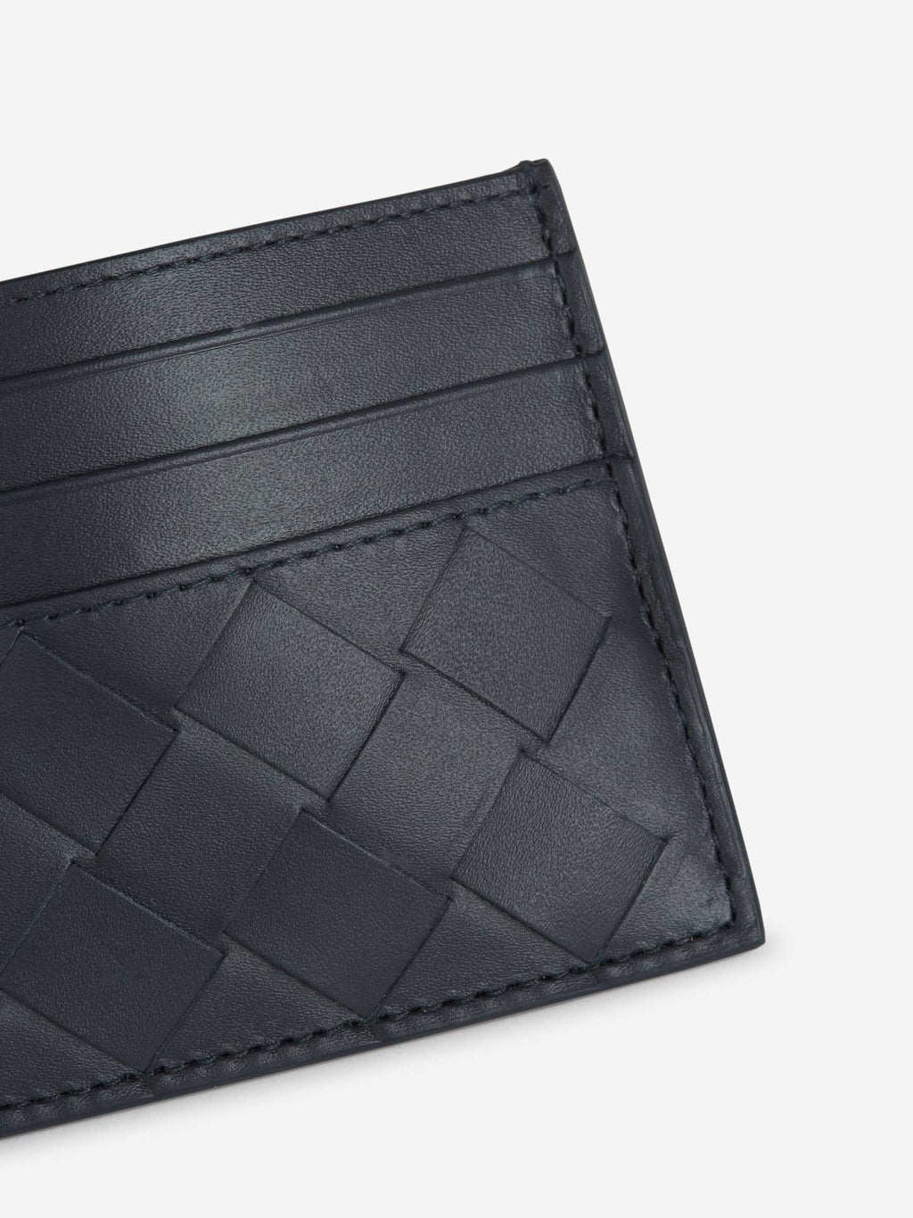 Intrecciato Leather Card Holder Bottega veneta оригінал – Купити в Україні – збільшений вид