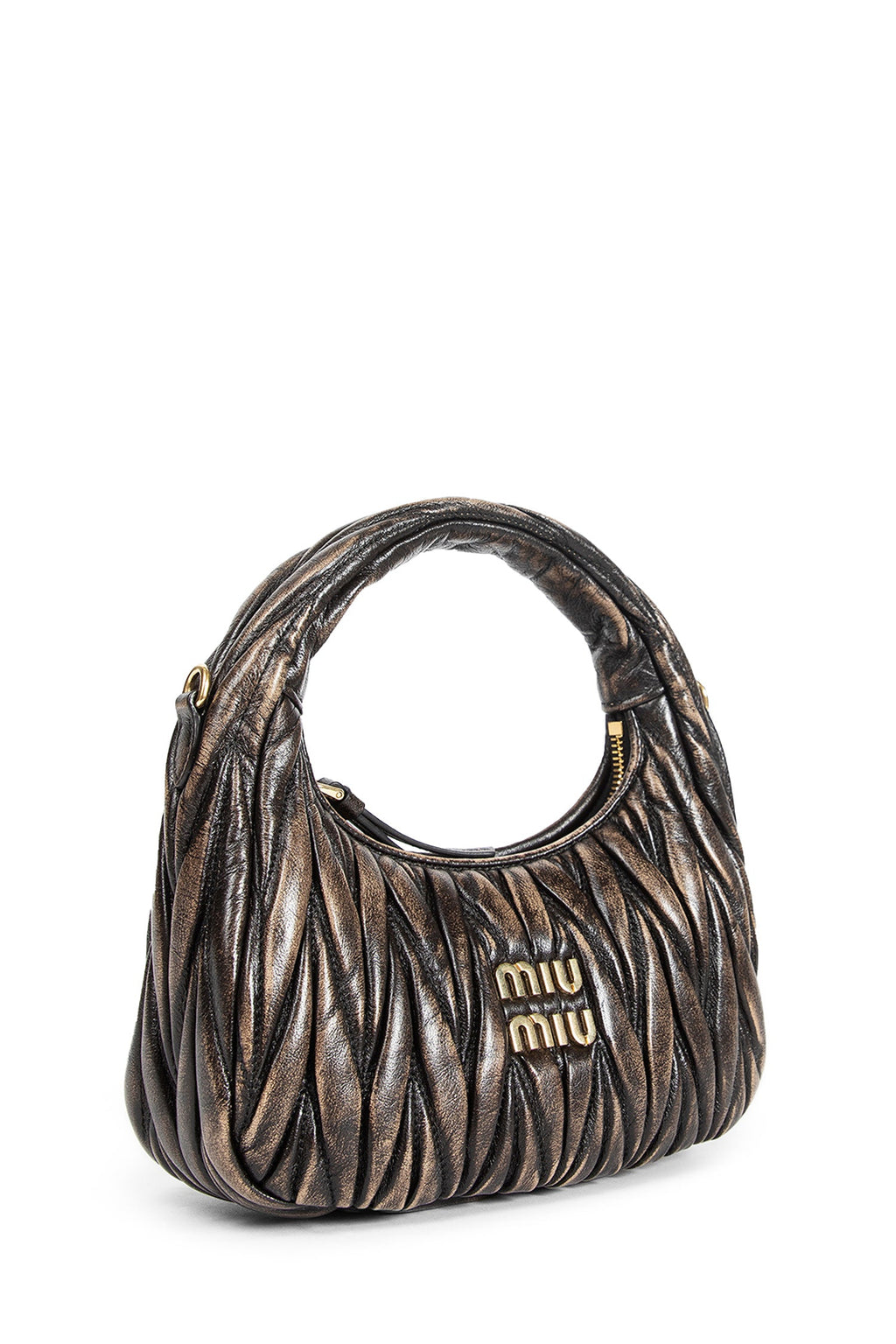 Оригінальна Wander Matelassé Nappa Bag Miu miu – вид ззаду