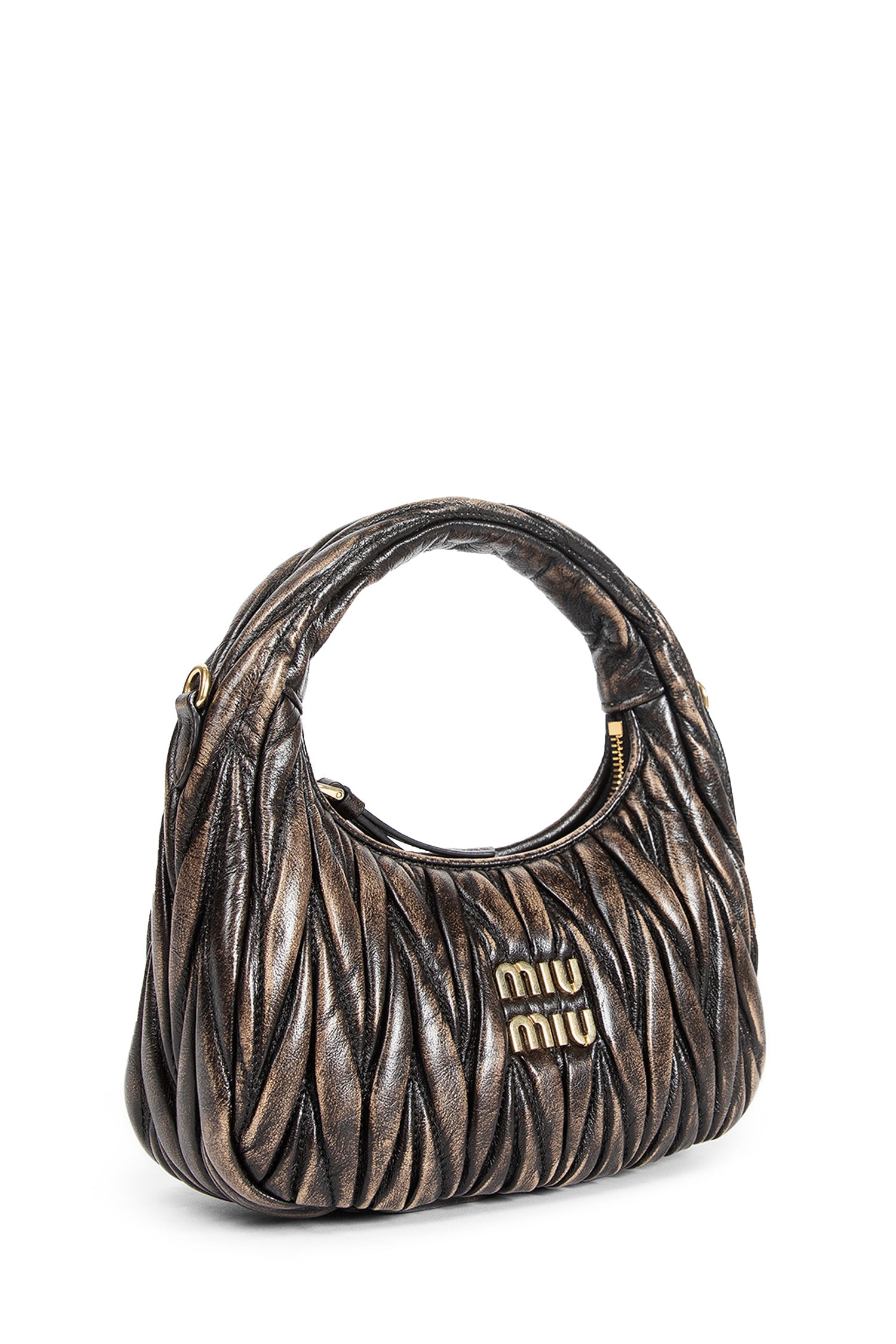 Оригінальна Wander Matelassé Nappa Bag Miu miu – вид ззаду