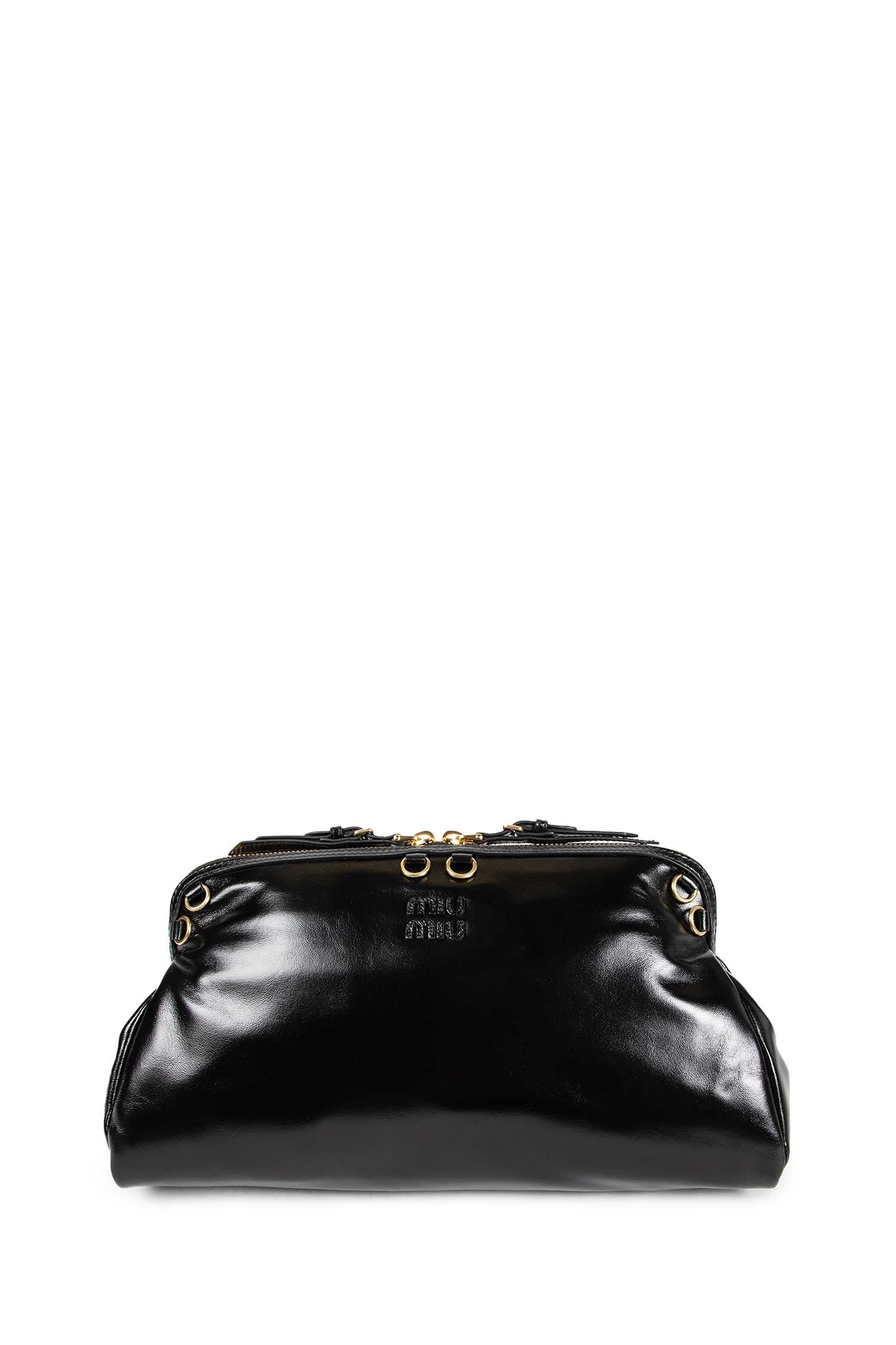 Patent Leather Clutch Miu miu – Гарантія оригінальності – боковий вид