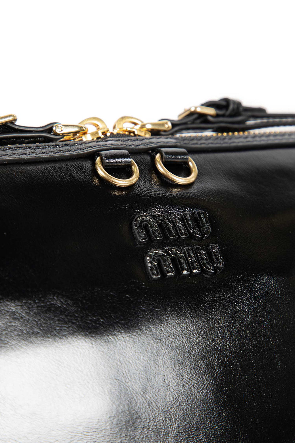 Patent Leather Clutch Miu miu – Гарантія оригінальності – збільшений вид