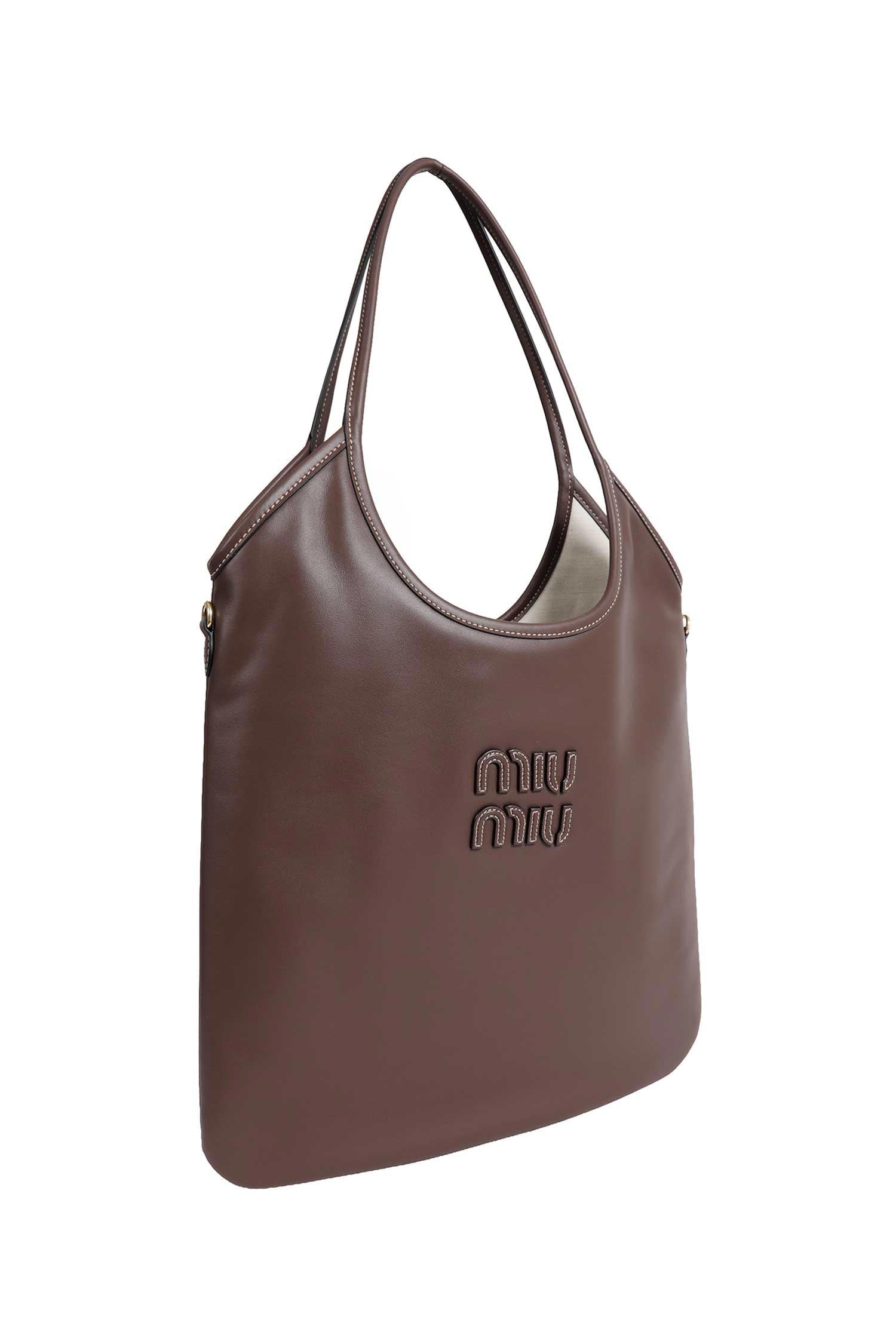 Оригінальна Ivy Leather Bag Miu miu – вид ззаду