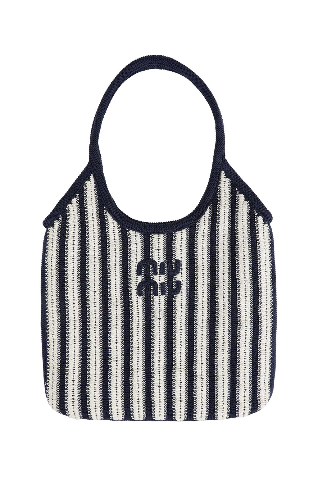 Ivy Crochet Top Handle Bag Miu miu – Гарантія оригінальності – боковий вид