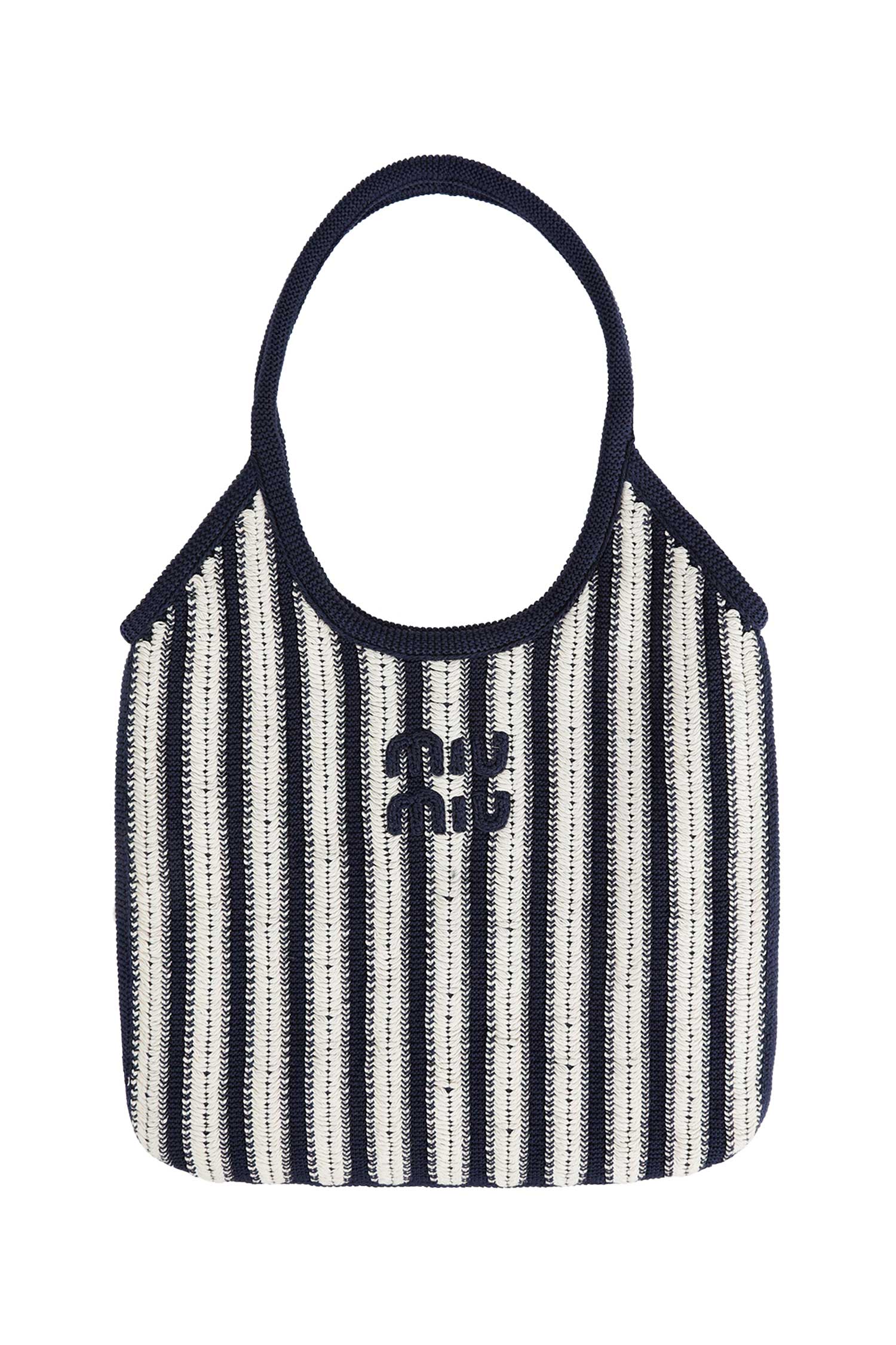 Ivy Crochet Top Handle Bag Miu miu – Гарантія оригінальності – боковий вид