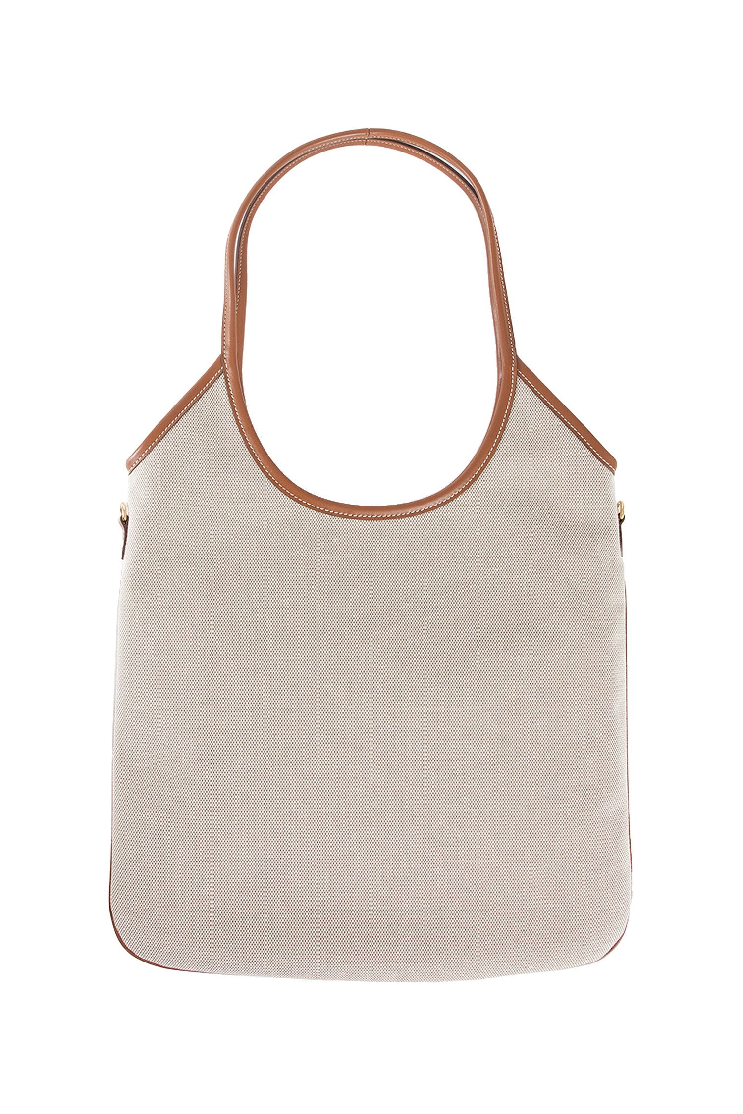 Ivy Canvas And Leather Bag Miu miu – Гарантія оригінальності – вид ззаду