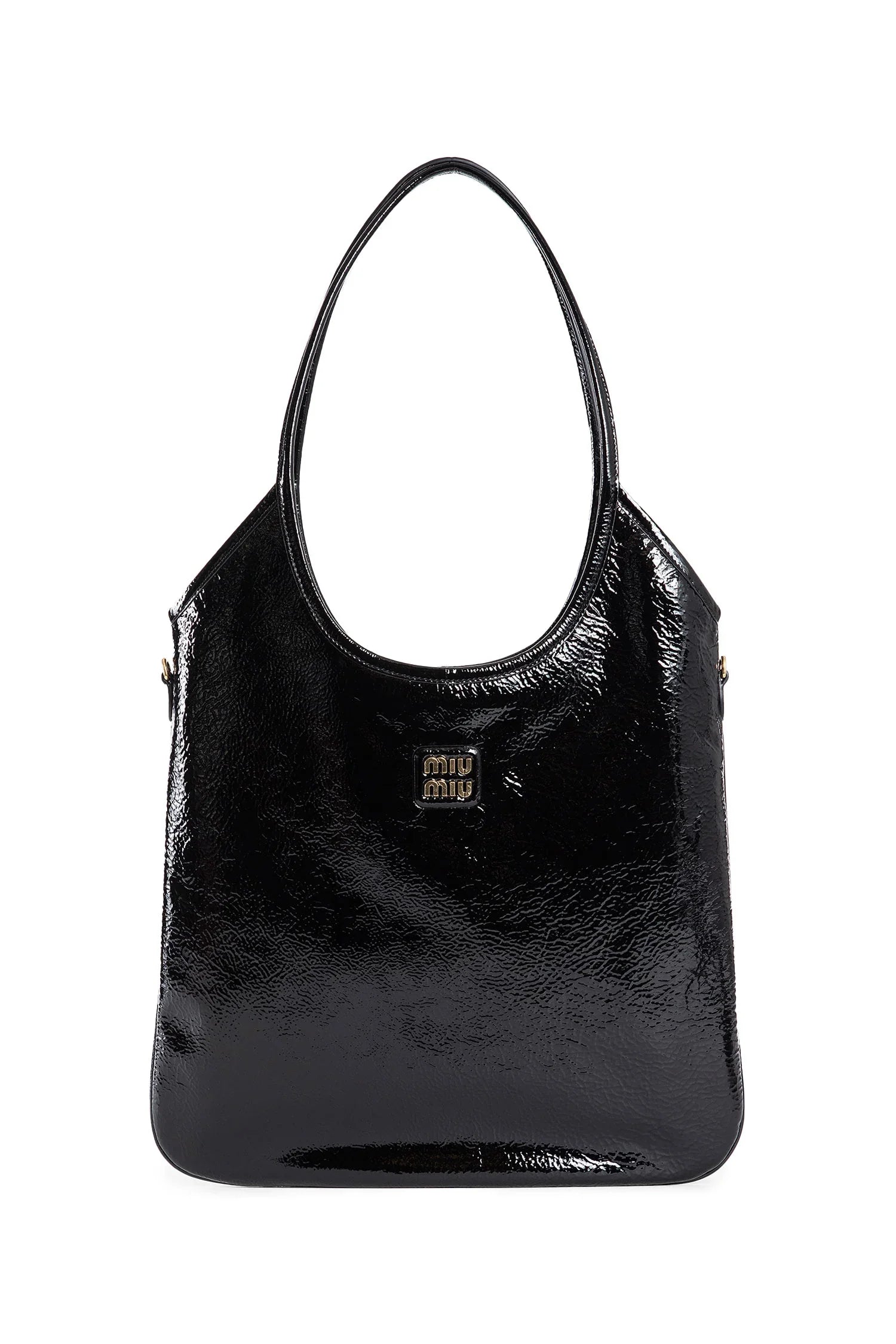 Оригінальна Woman Black Shoulder Bags Miu miu – боковий вид