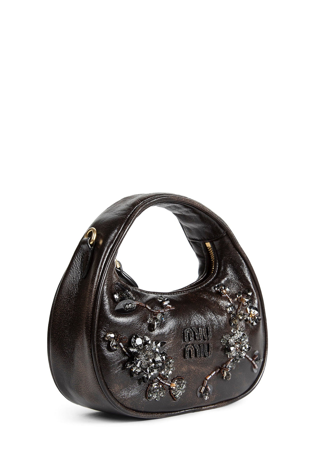 Wander Embroidered Mini Bag Miu miu оригінал – Купити в Україні – вид ззаду