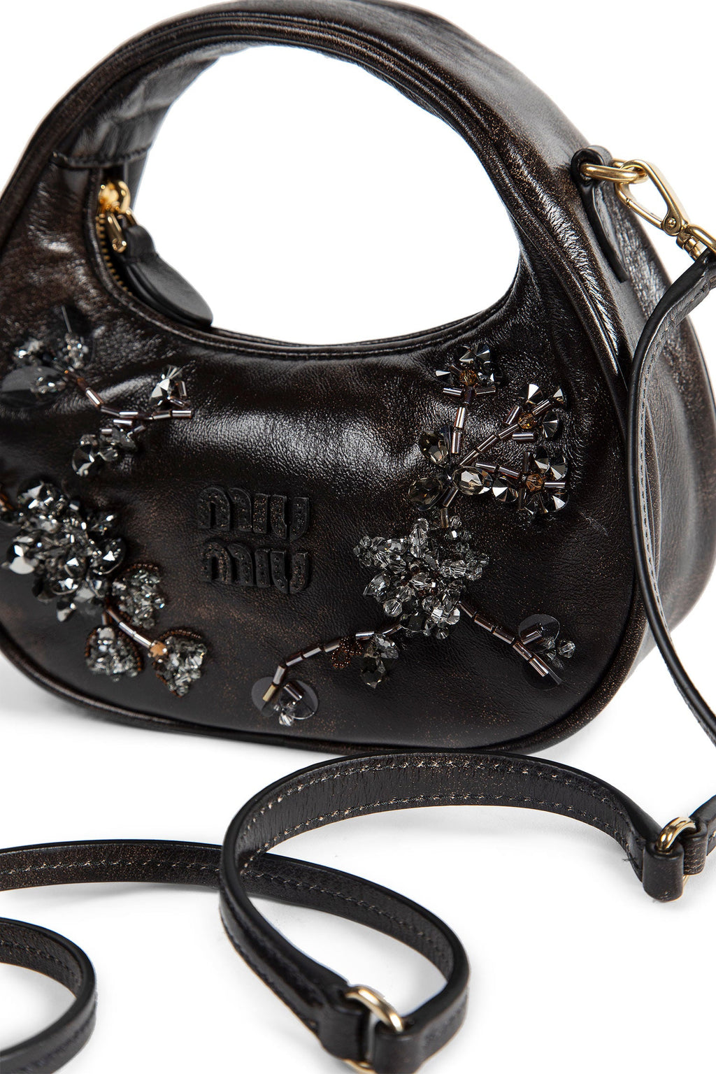 Wander Embroidered Mini Bag Miu miu оригінал – Купити в Україні – збільшений вид