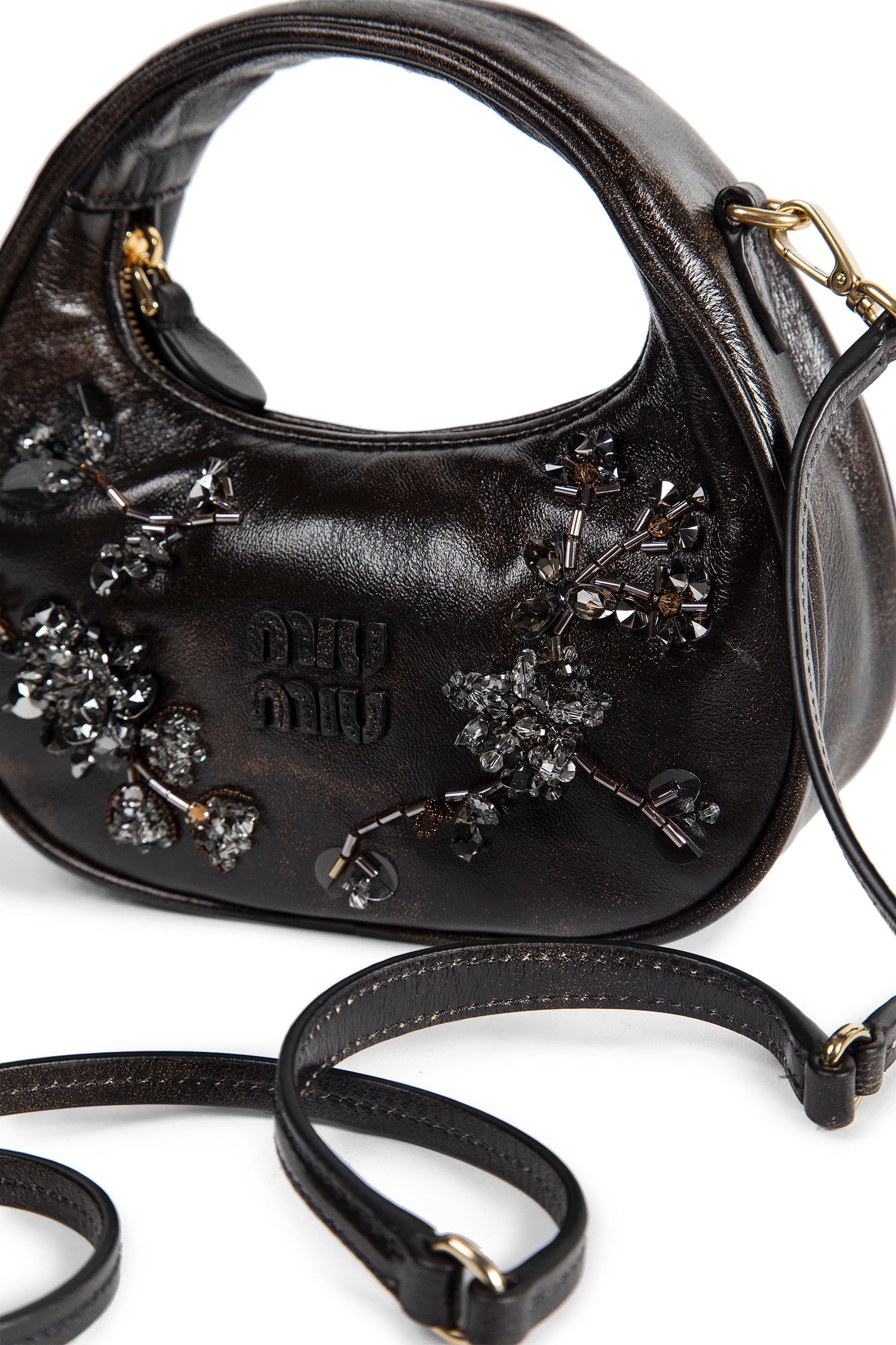Wander Embroidered Mini Bag Miu miu оригінал – Купити в Україні – збільшений вид