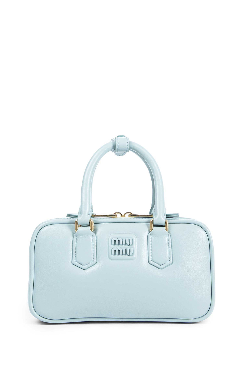 Arcadie Leather Mini Bag Miu miu – Гарантія оригінальності – боковий вид