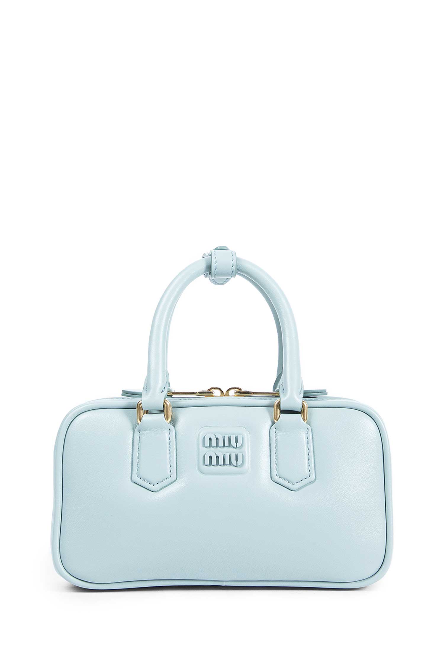 Arcadie Leather Mini Bag Miu miu – Гарантія оригінальності – боковий вид