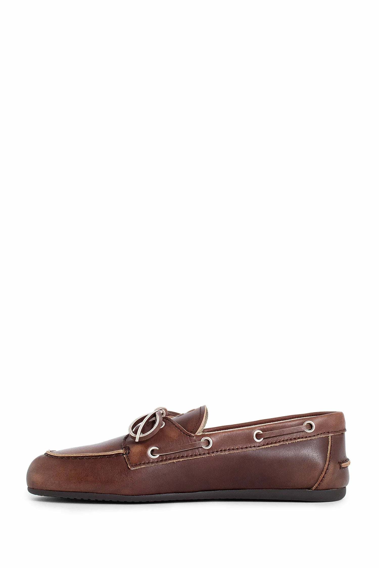 Оригінальна Unlined Bleached Leather Loafers Miu miu – збільшений вид