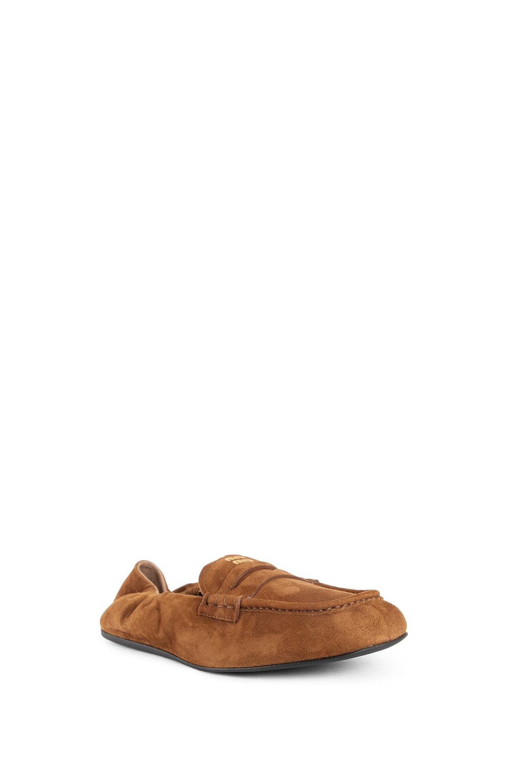 Suede Loafers Miu miu – Гарантія оригінальності – вид ззаду