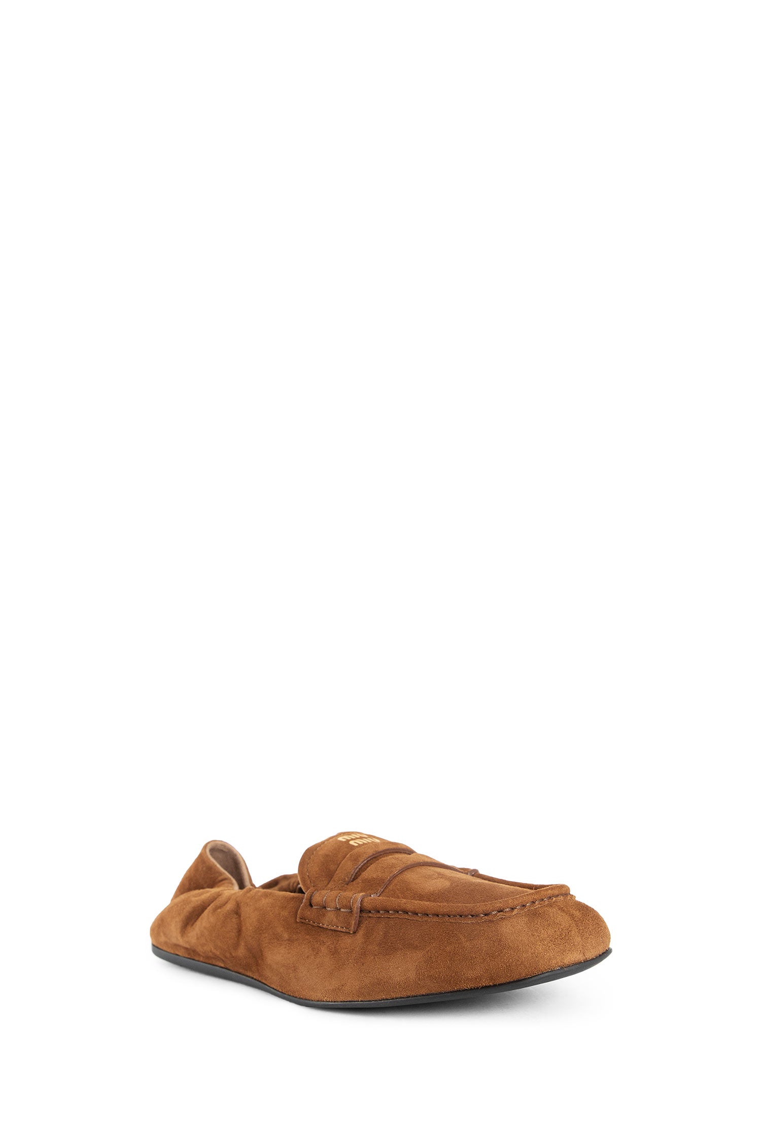 Suede Loafers Miu miu – Гарантія оригінальності – вид ззаду