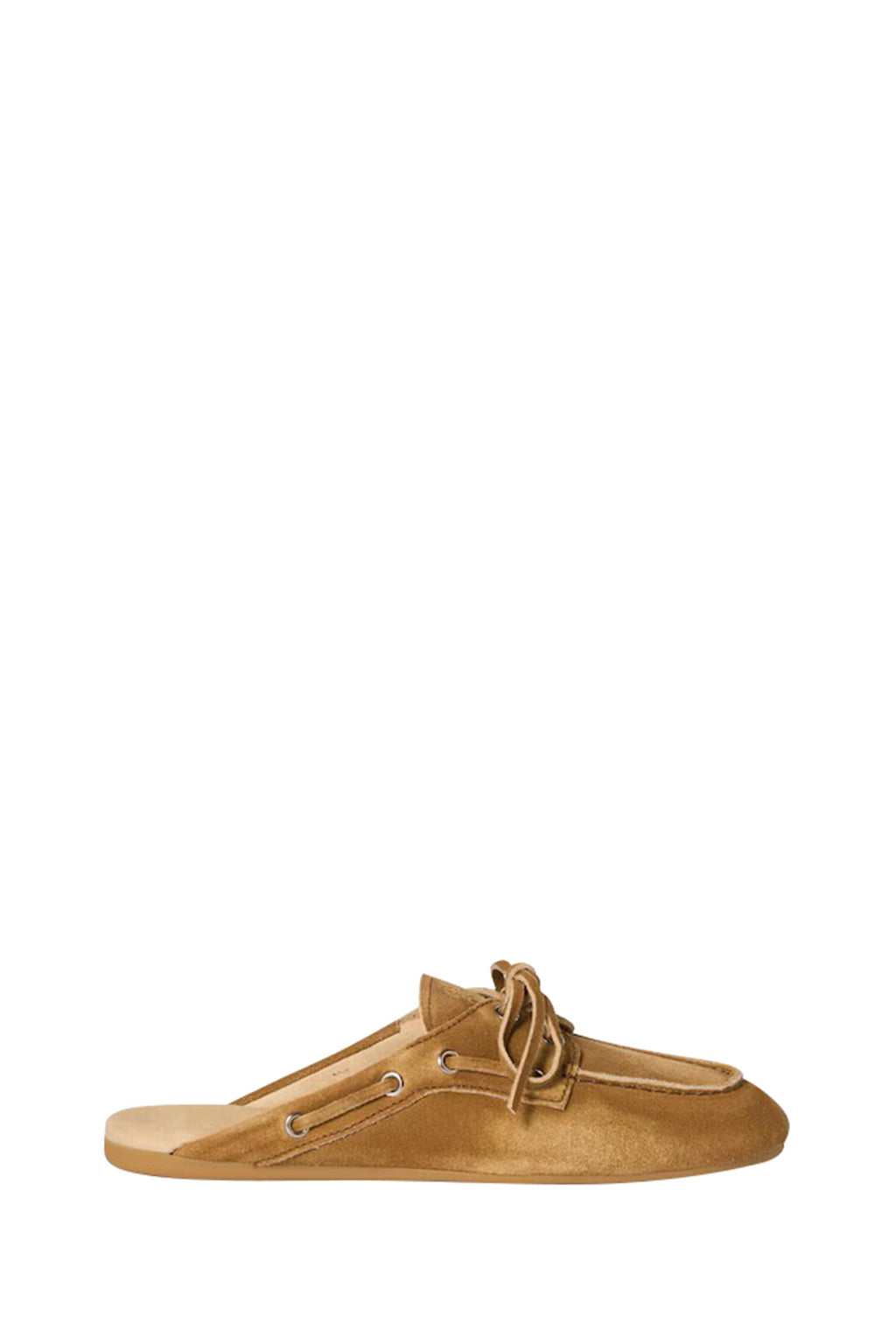 Faded Suede Mules Miu miu – Гарантія оригінальності – боковий вид