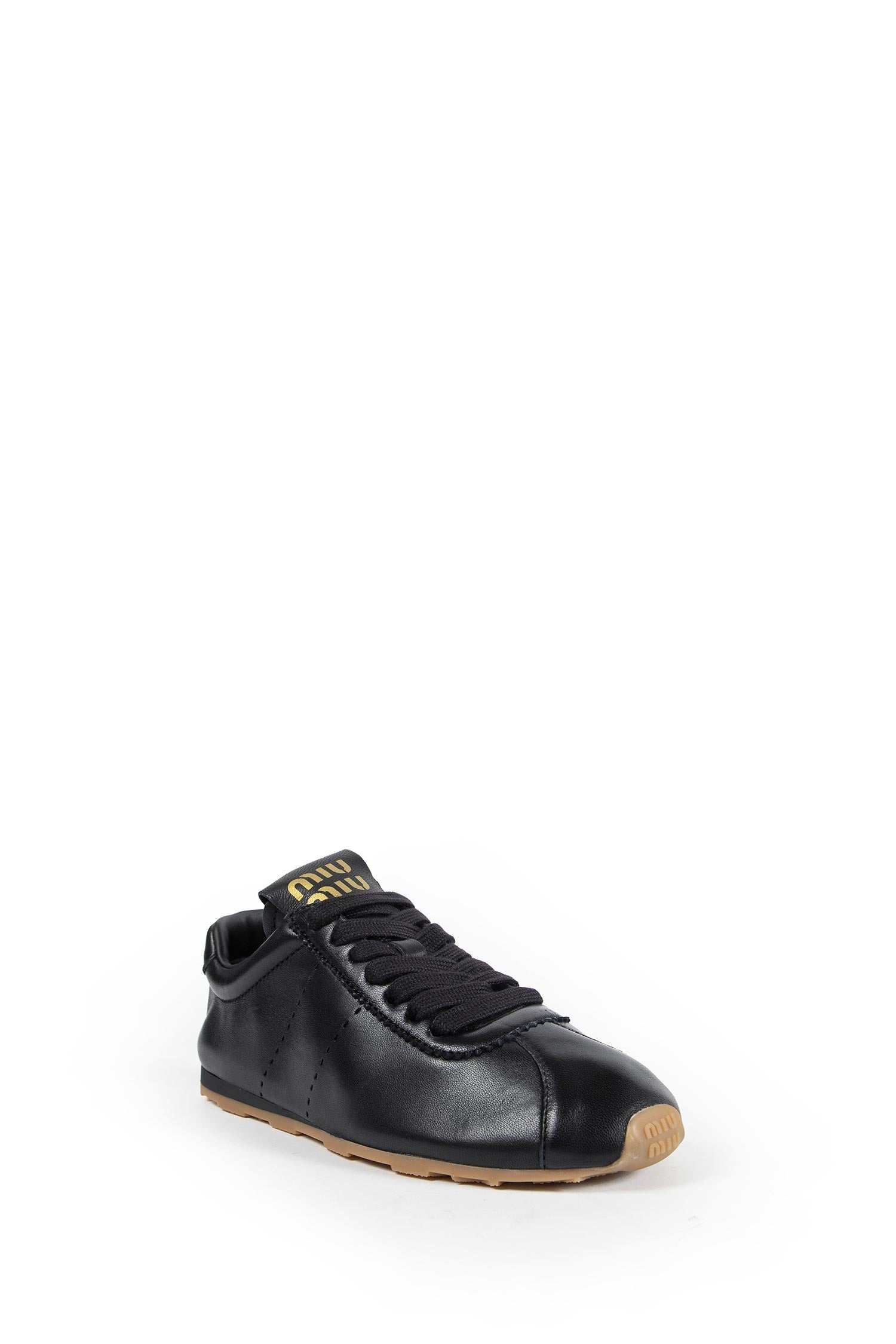 Plume Nappa Leather Sneakers Miu miu – Гарантія оригінальності – вид ззаду