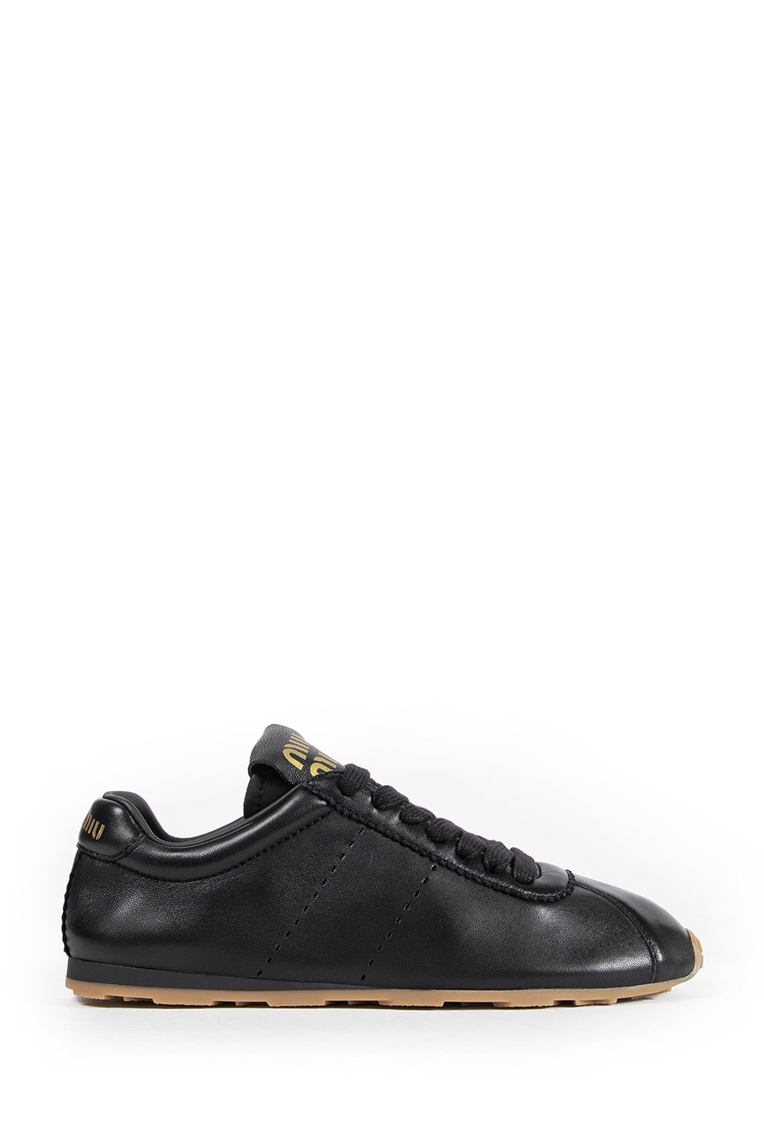 Plume Nappa Leather Sneakers Miu miu – Гарантія оригінальності – боковий вид