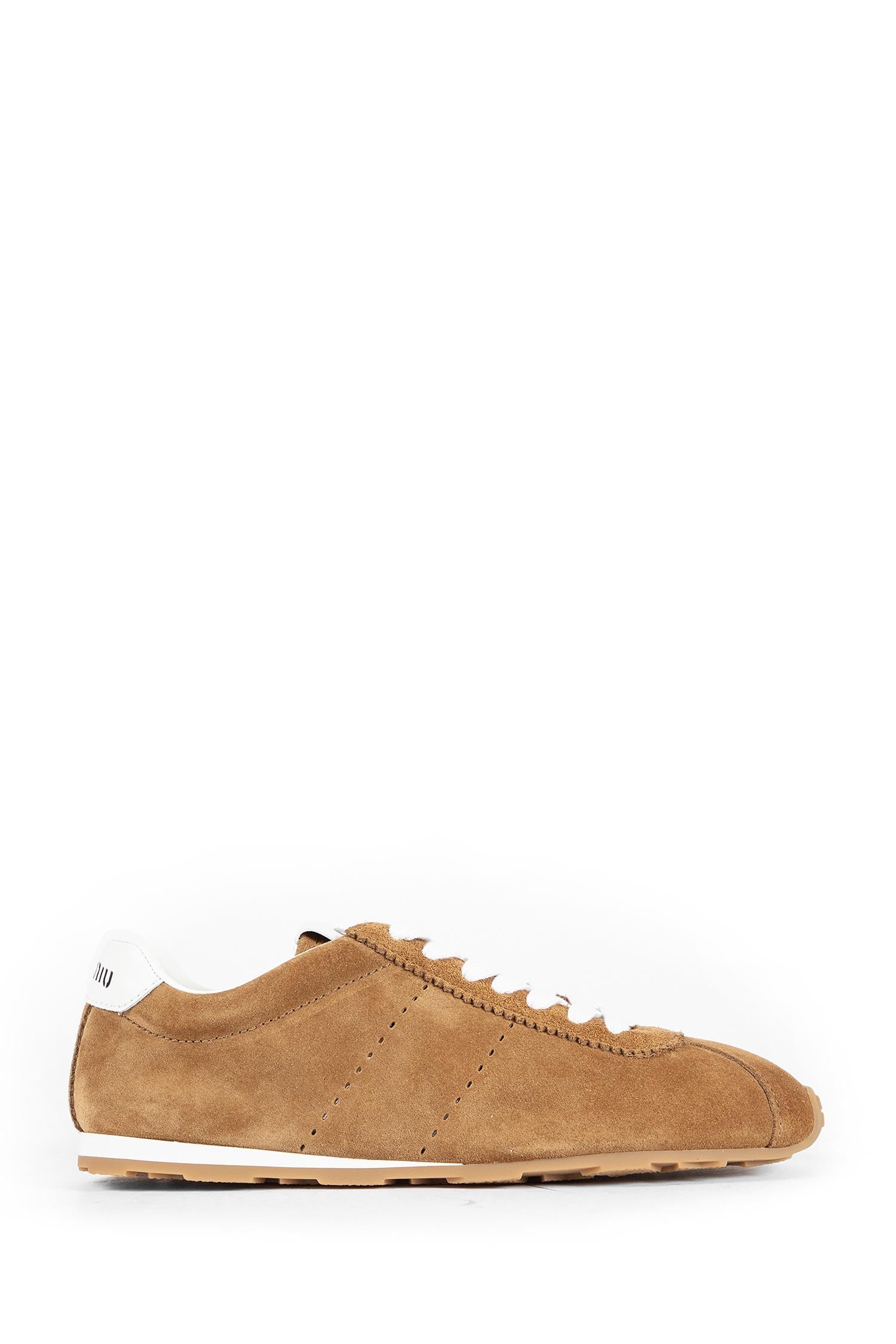 Plume Suede Sneakers Miu miu – Гарантія оригінальності – боковий вид