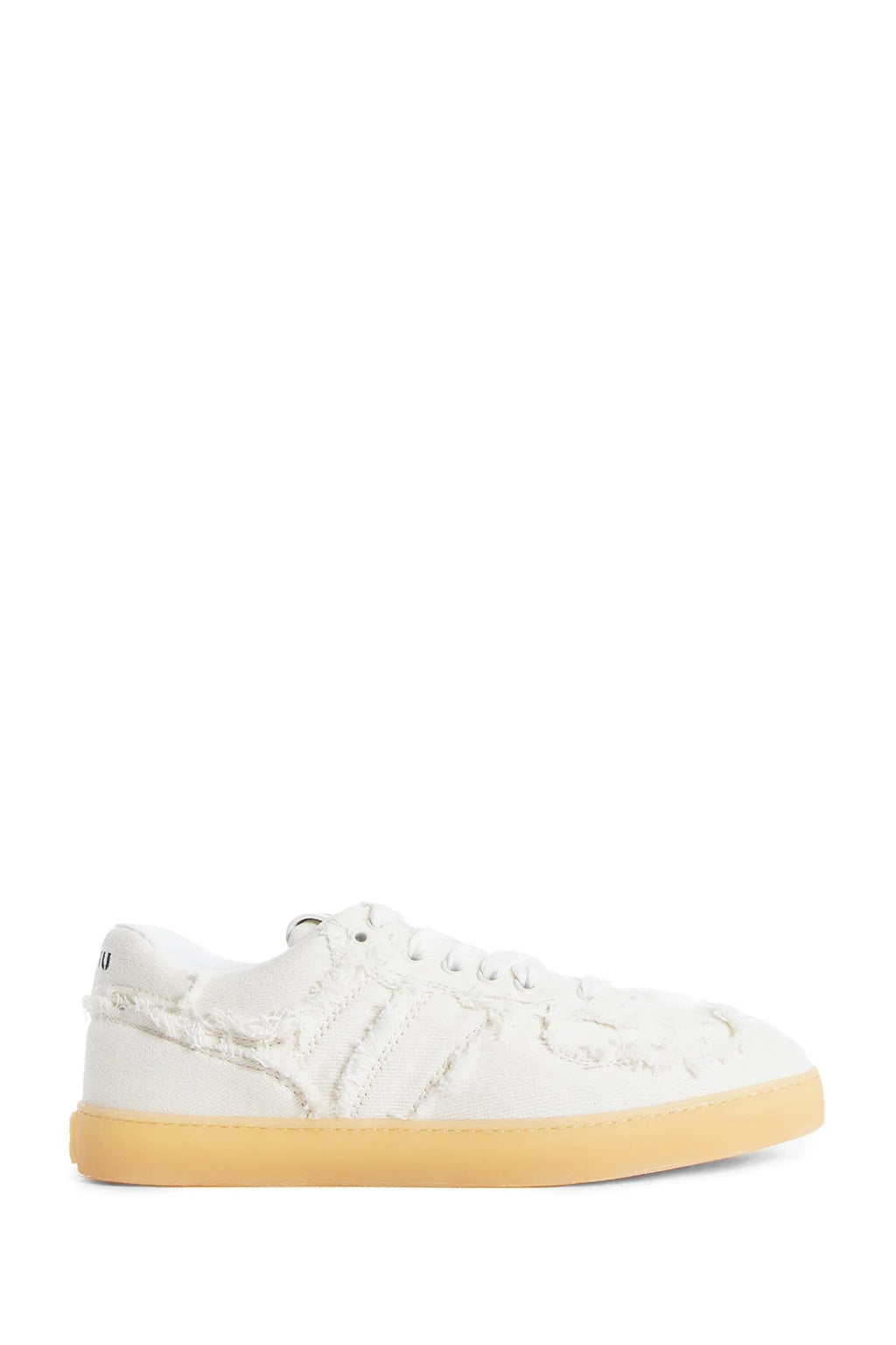 Woman Off White Sneakers Miu miu – Гарантія оригінальності – боковий вид