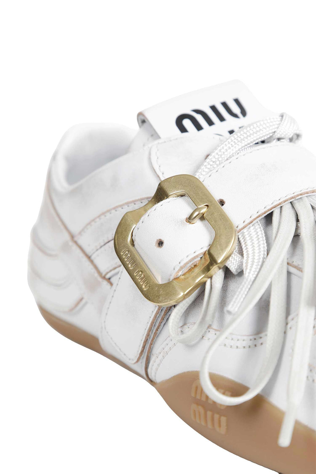 Оригінальна Gymnasium Leather Sneakers Miu miu – детальний вид