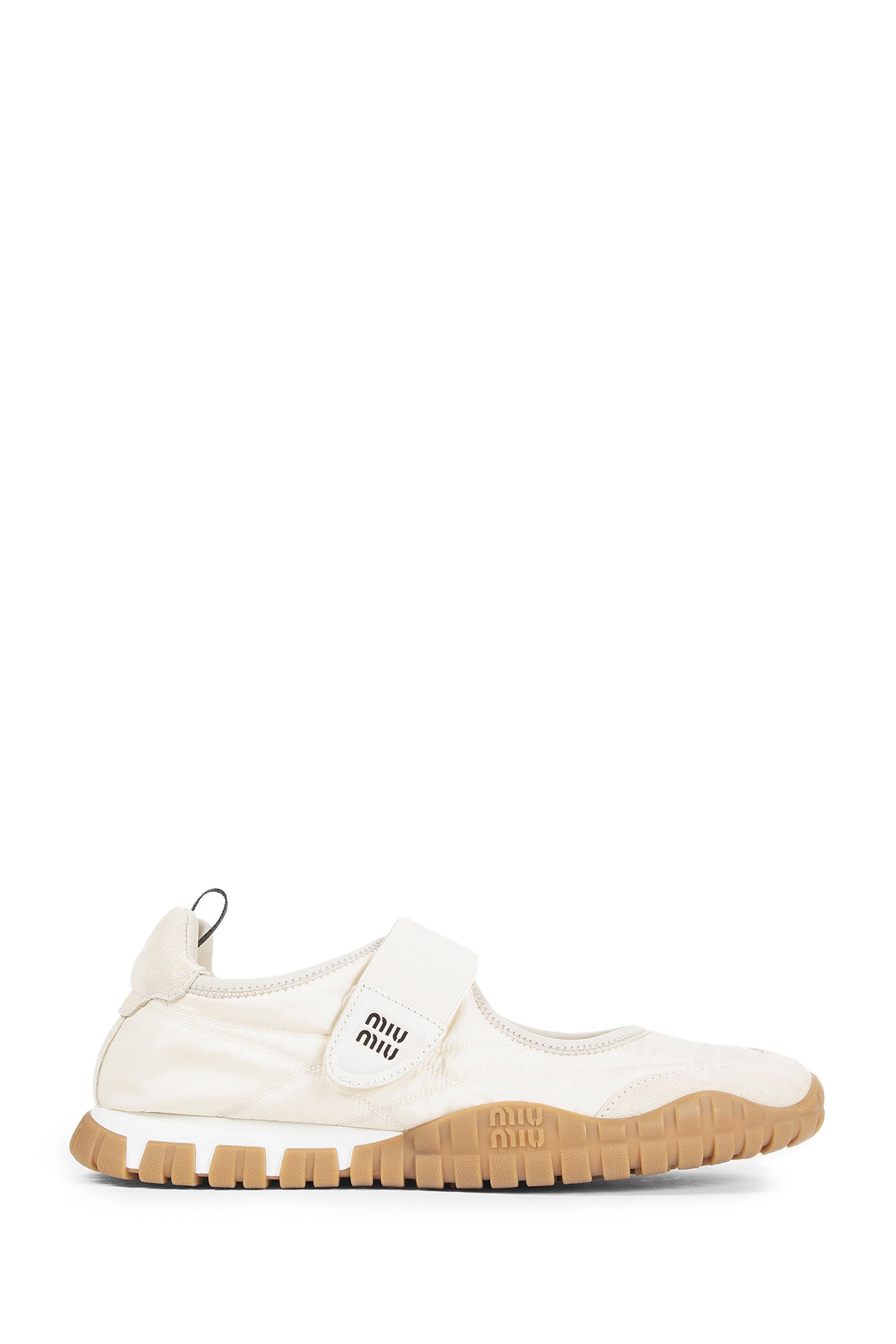 Оригінальна Tyre Ballerina Sneakers Miu miu – боковий вид