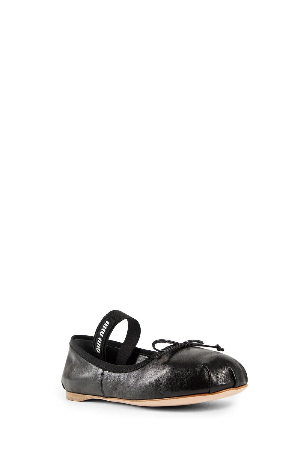 Leather Ballerinas Miu miu оригінал – Купити в Україні – вид ззаду