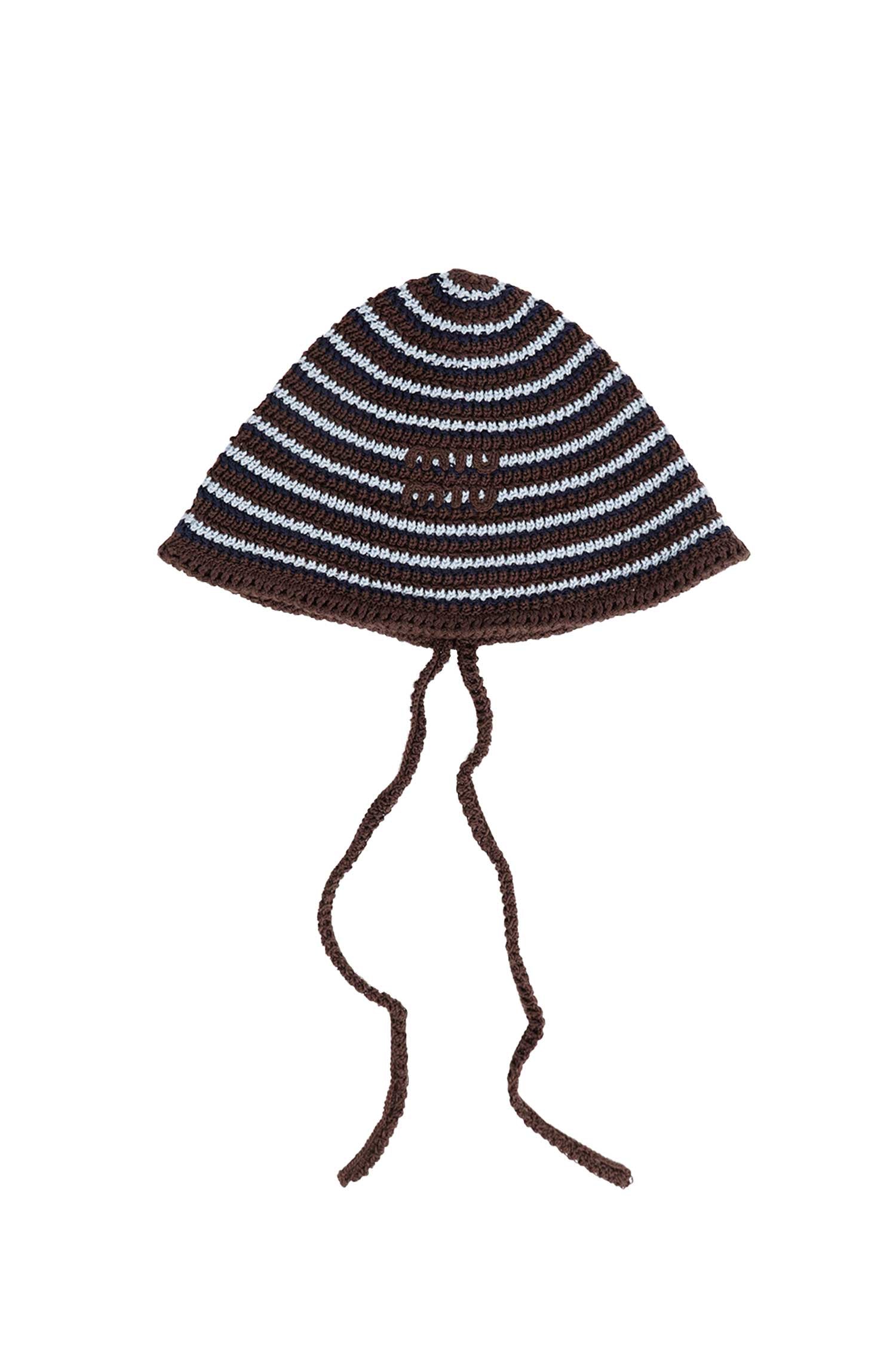 Оригінальна Crochet Hat Miu miu – боковий вид
