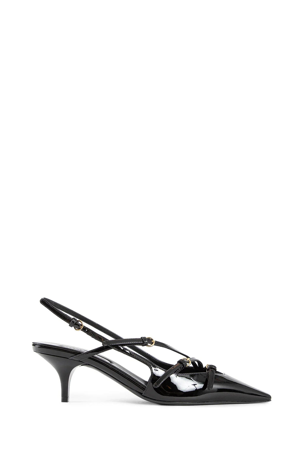 Patent Leather Slingbacks With Buckles Miu miu оригінал – Купити в Україні – боковий вид