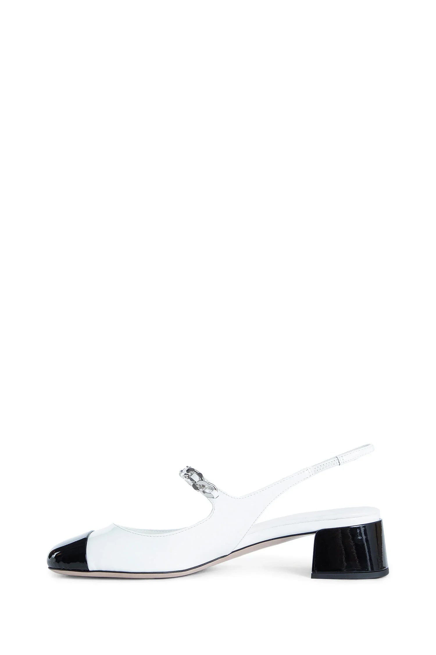 Two-Tone Patent Leather Slingback Pumps Miu miu оригінал – Купити в Україні – збільшений вид